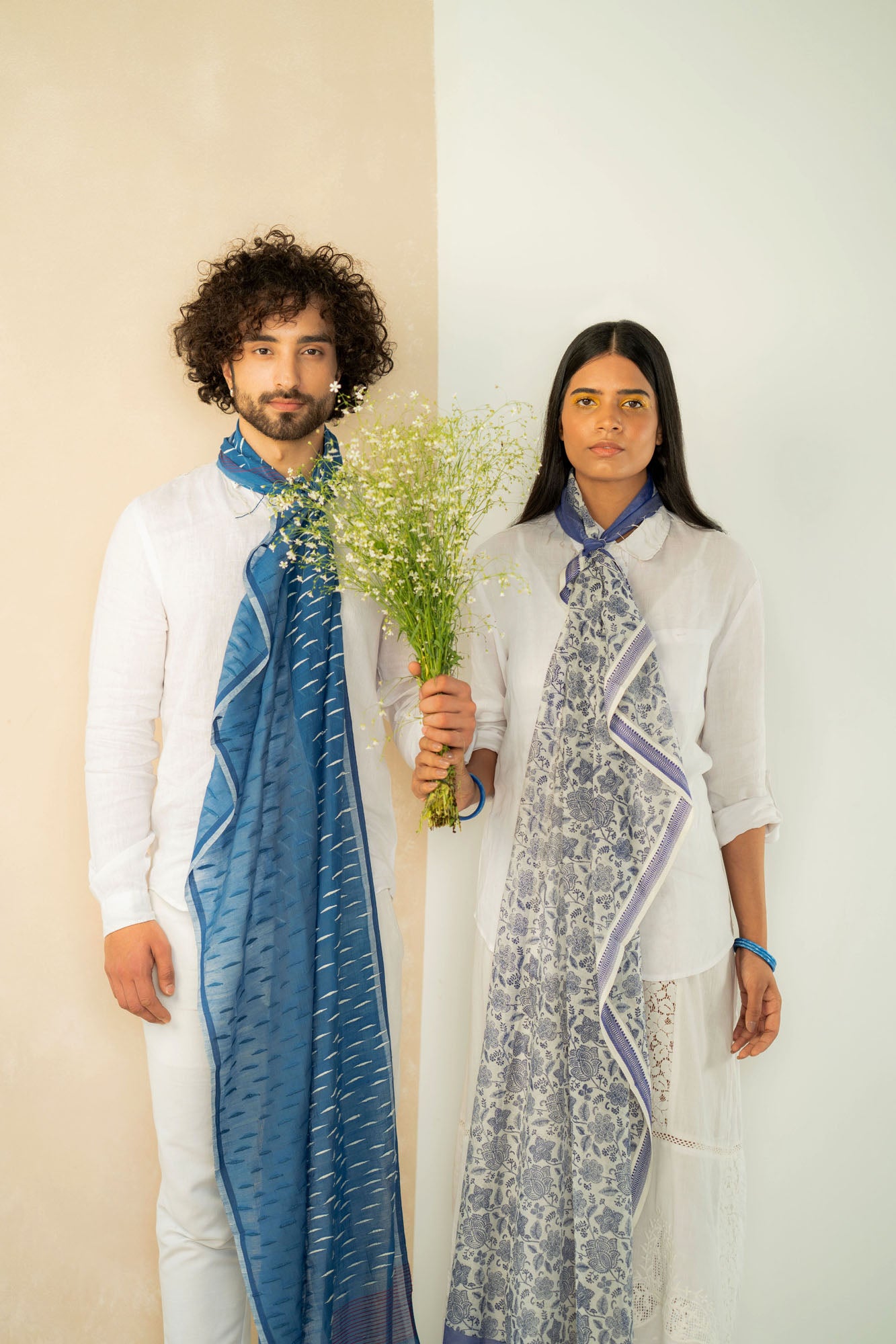 Reflexiva Handwoven Cotton Silk Stole
