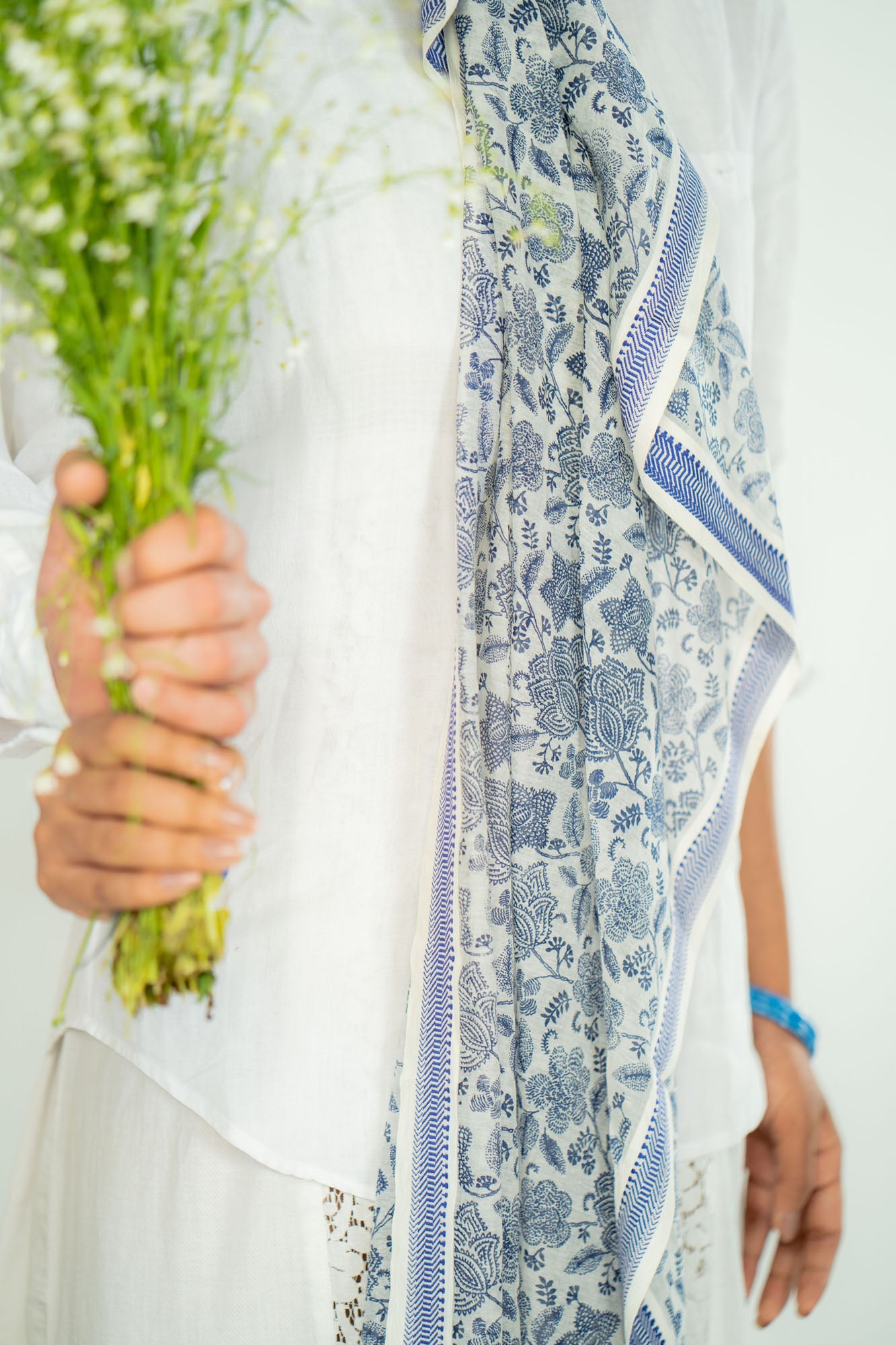 Kiltich Handwoven Silk Cotton Stole