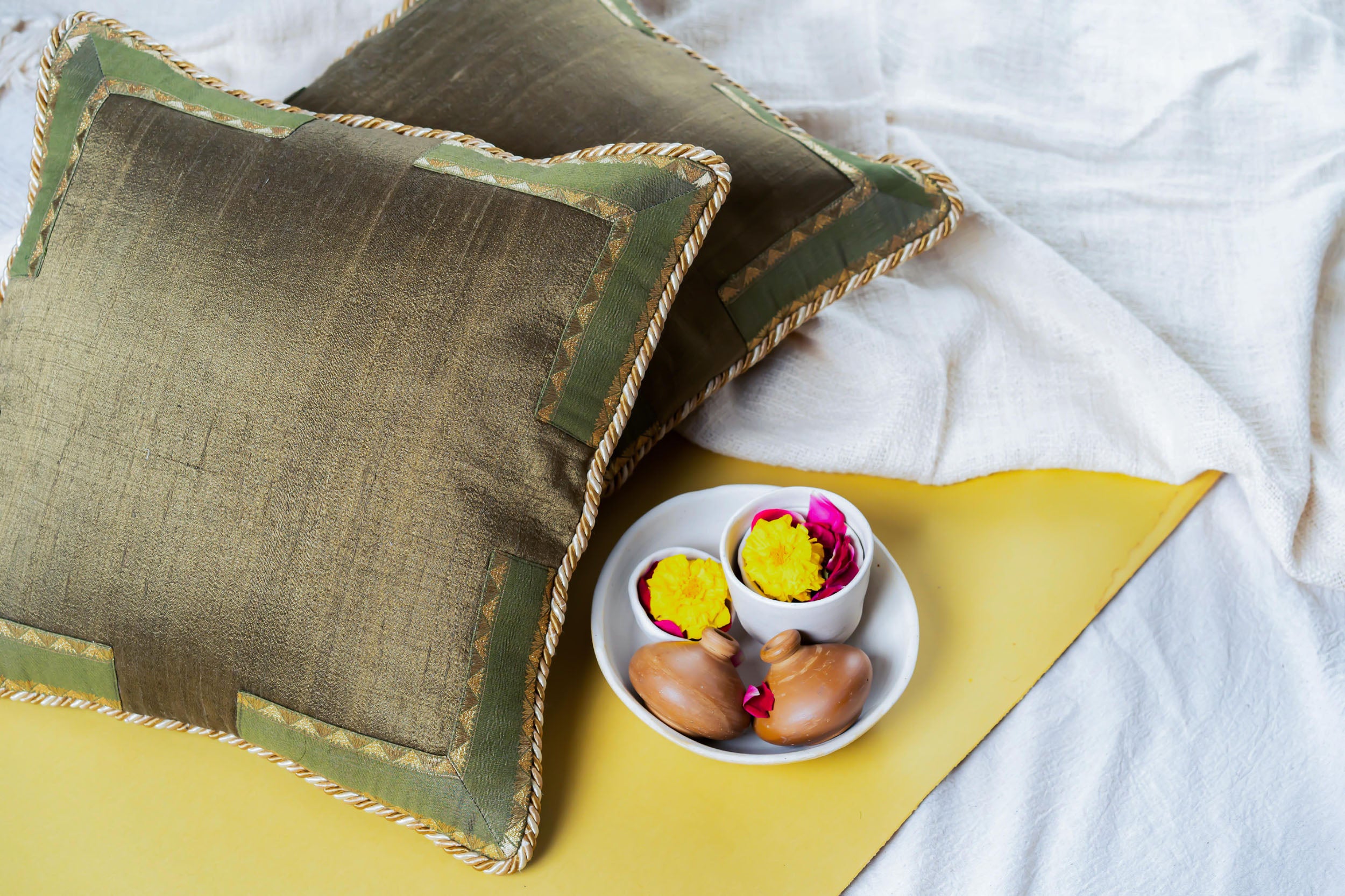 Zareena Handwoven Cushion