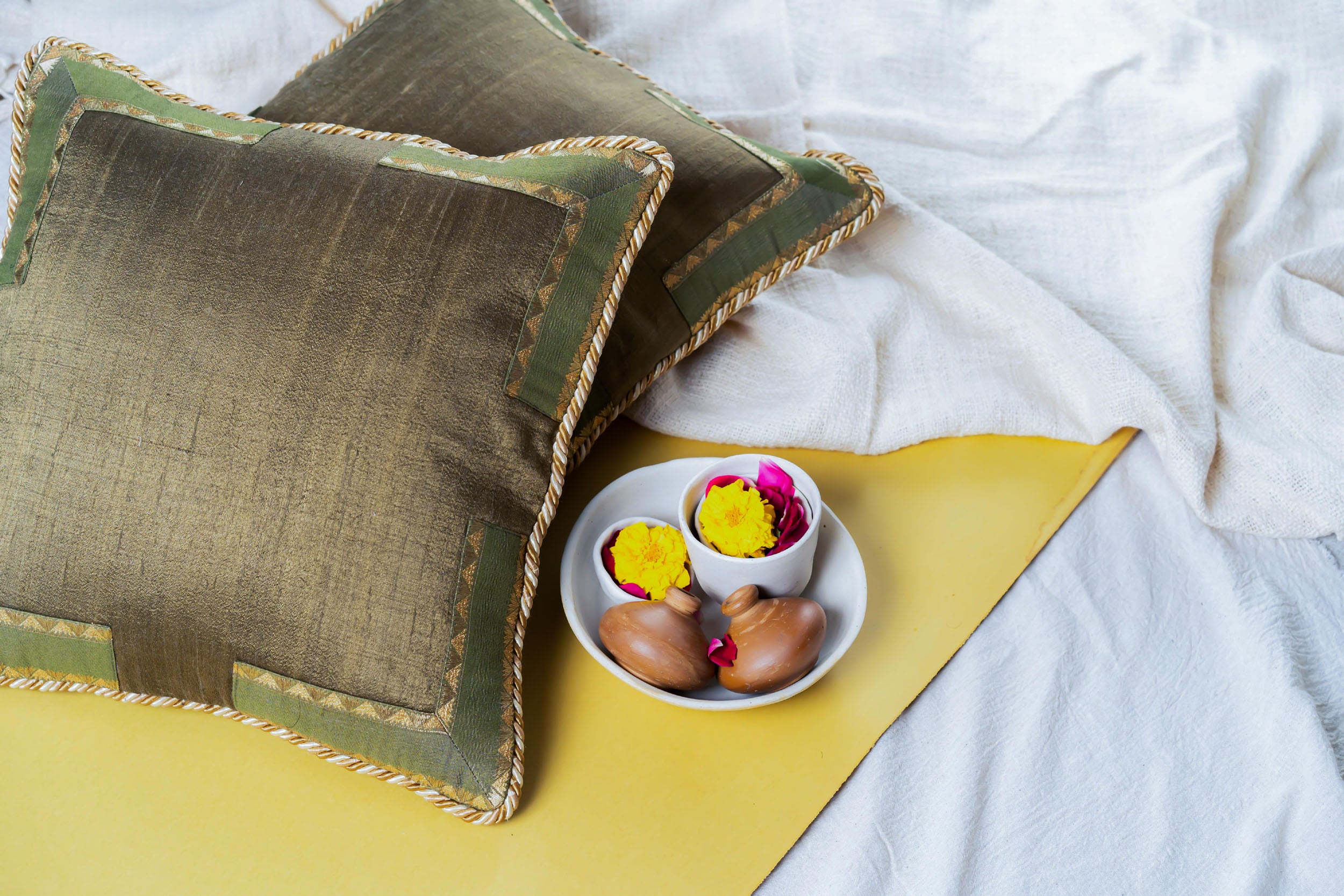 Zareena Handwoven Cushion