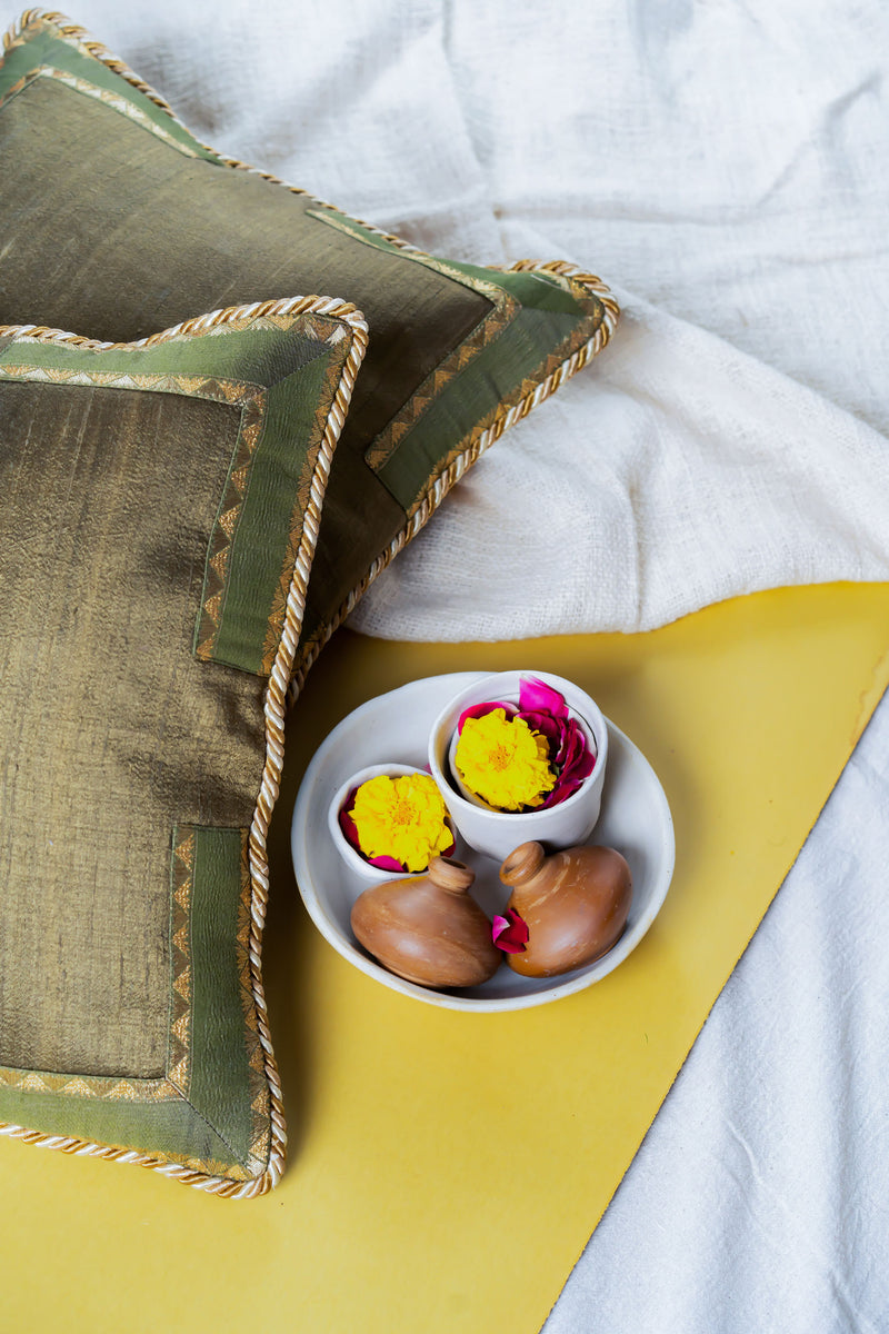 Zareena Handwoven Cushion