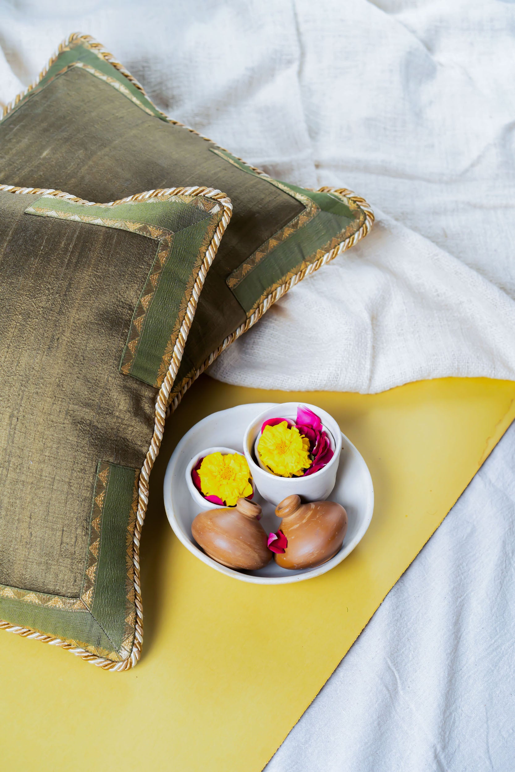 Zareena Handwoven Cushion