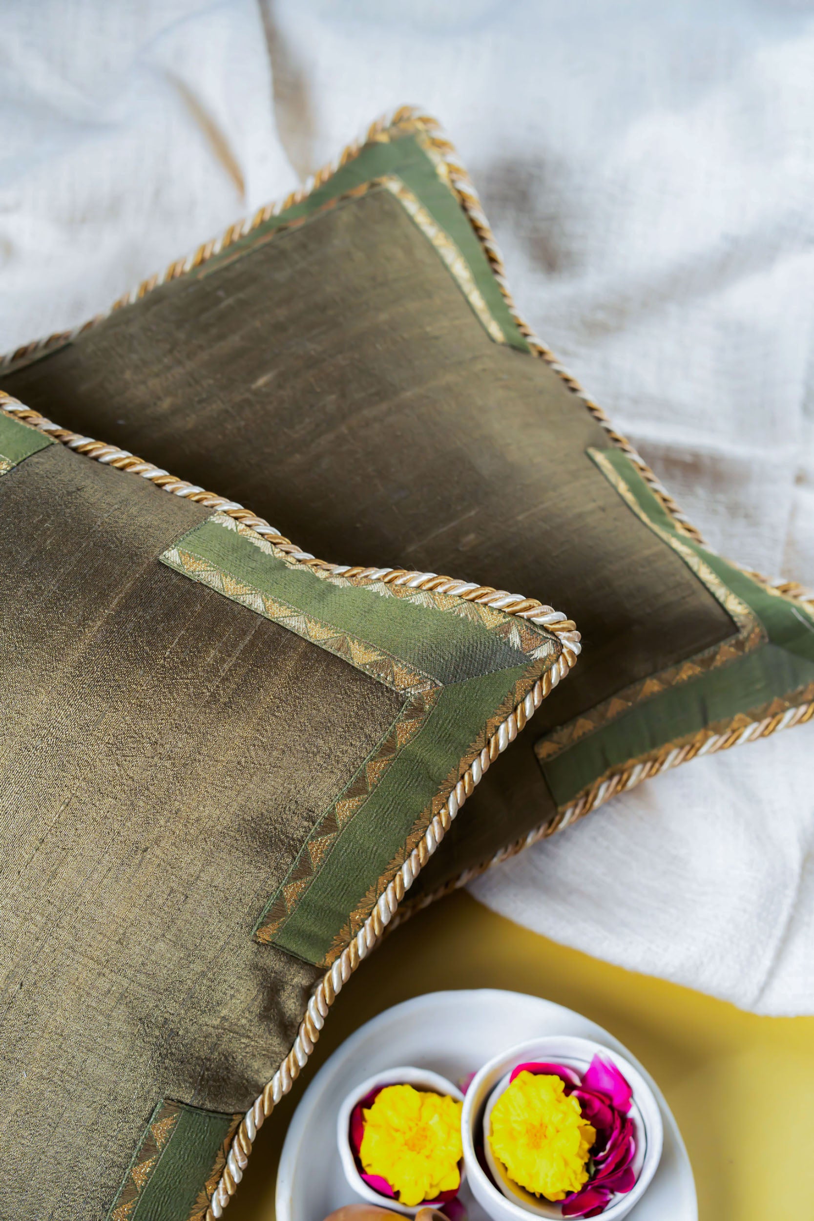 Zareena Handwoven Cushion