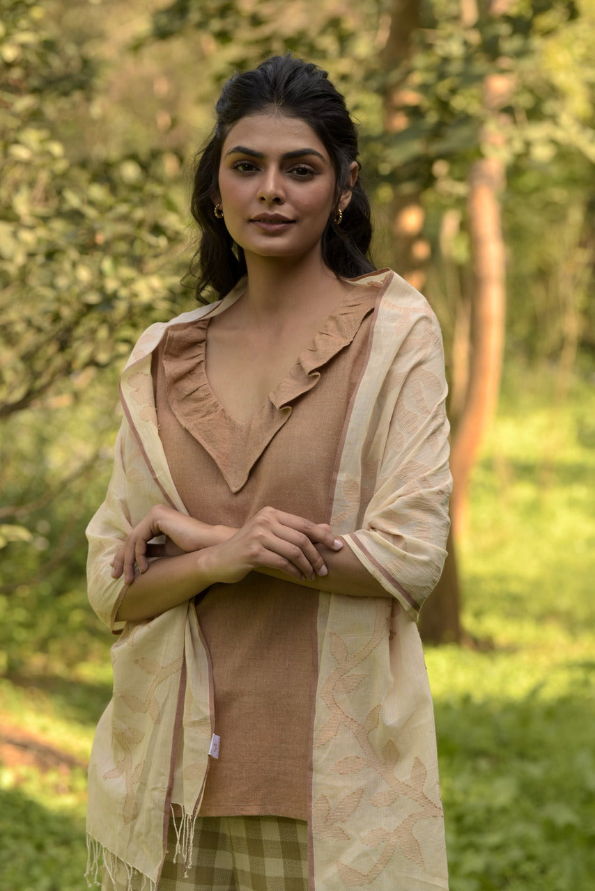 Chikao Handwoven Cotton Top