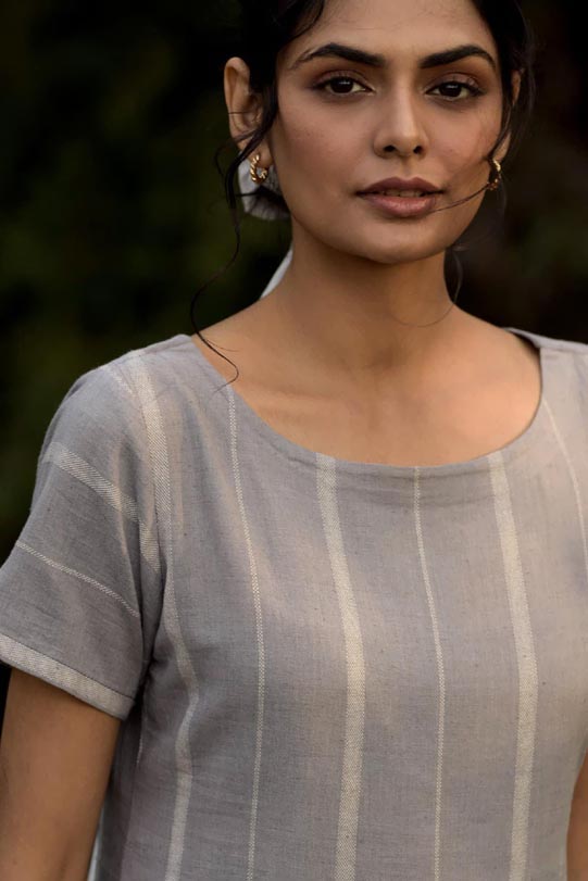 Half- Sleeve Top Round Neck