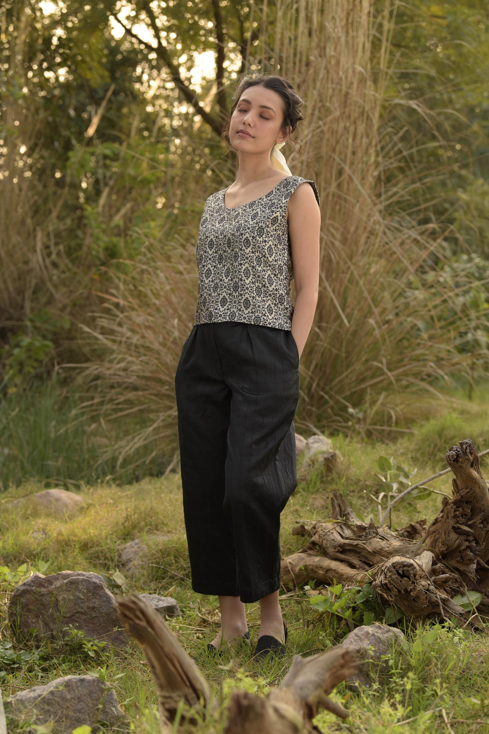 Jacquard Silk Woven