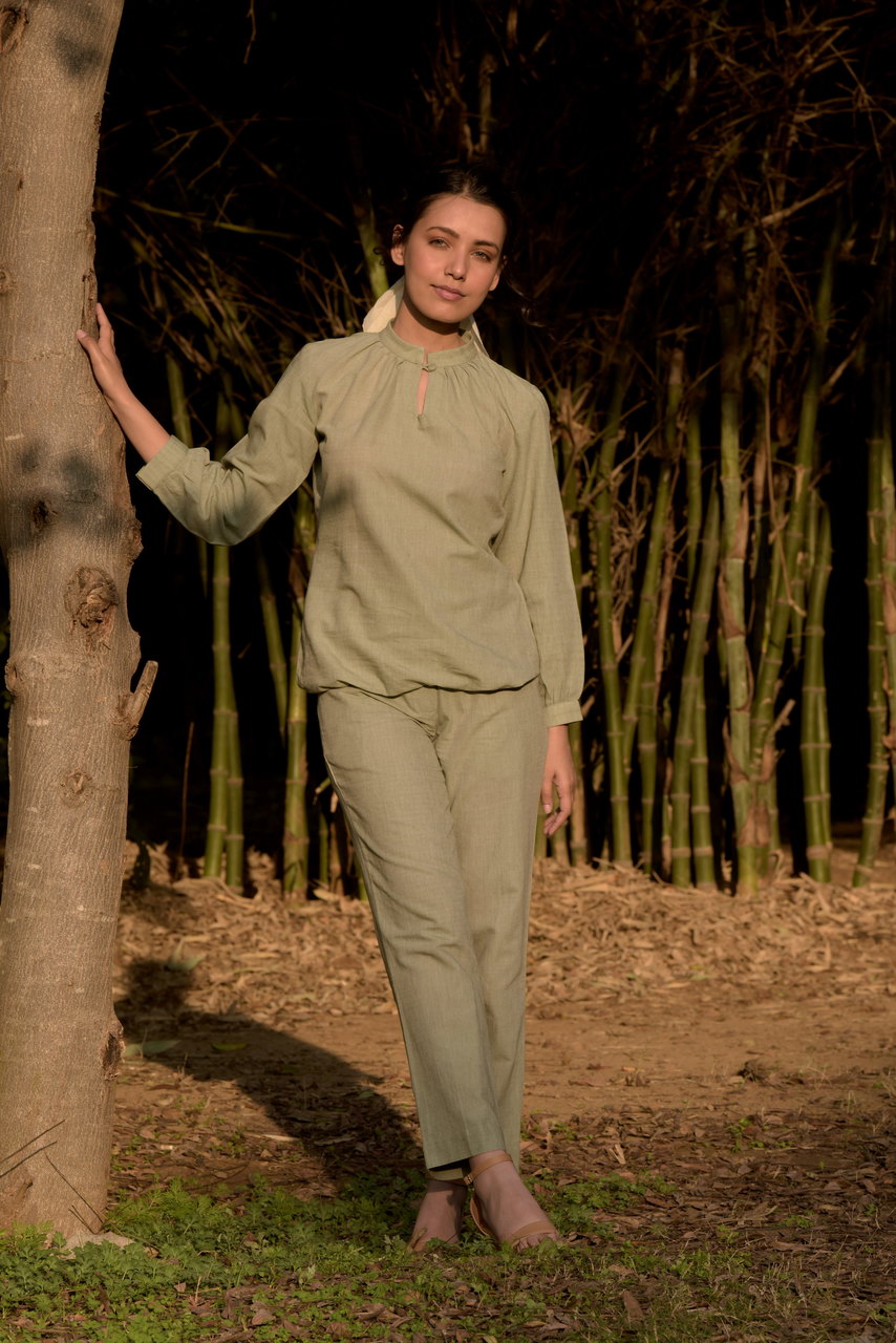 Caimile Handwoven Cotton Top