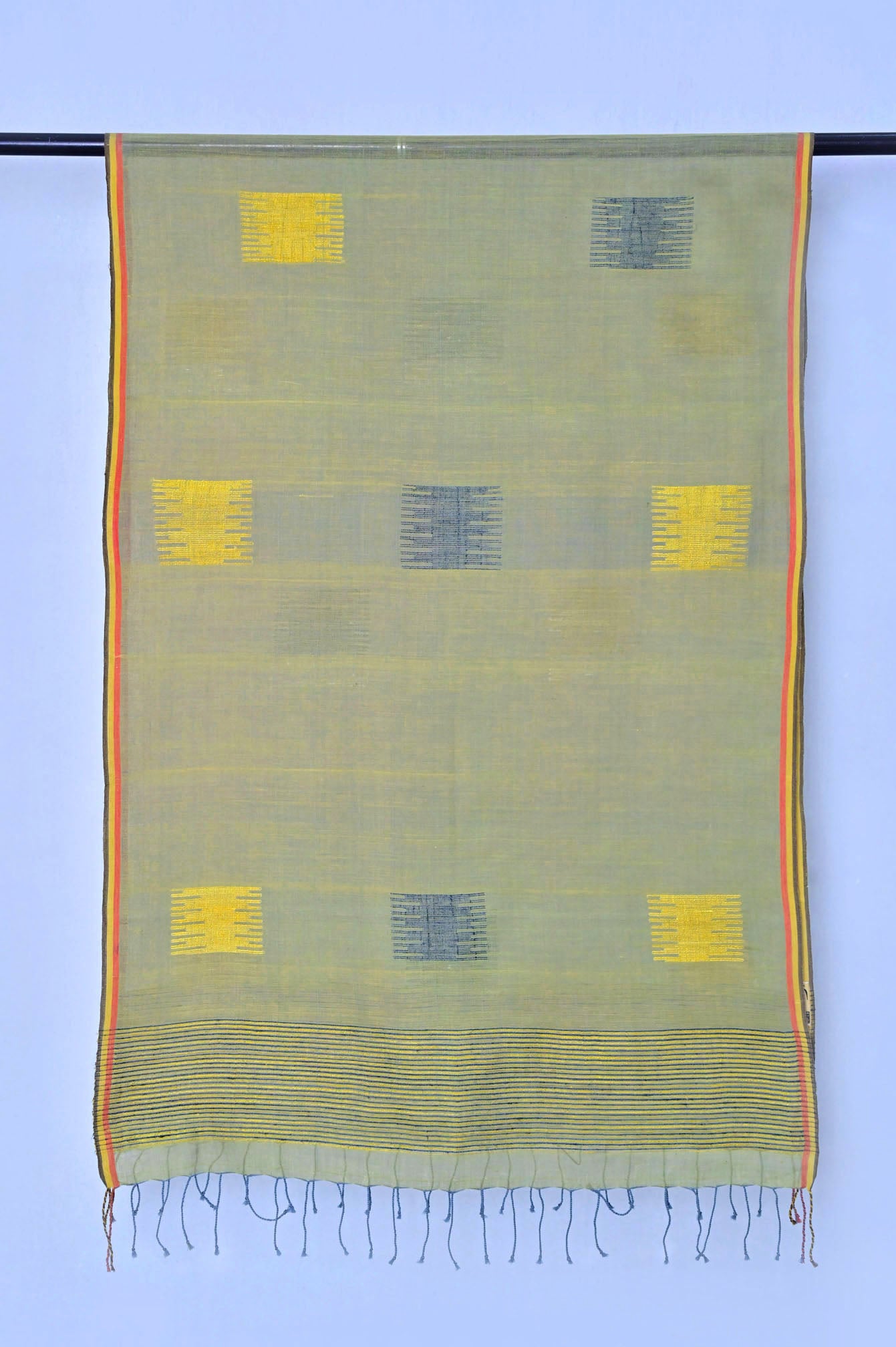Cargado Handwoven Cotton Silk Stole