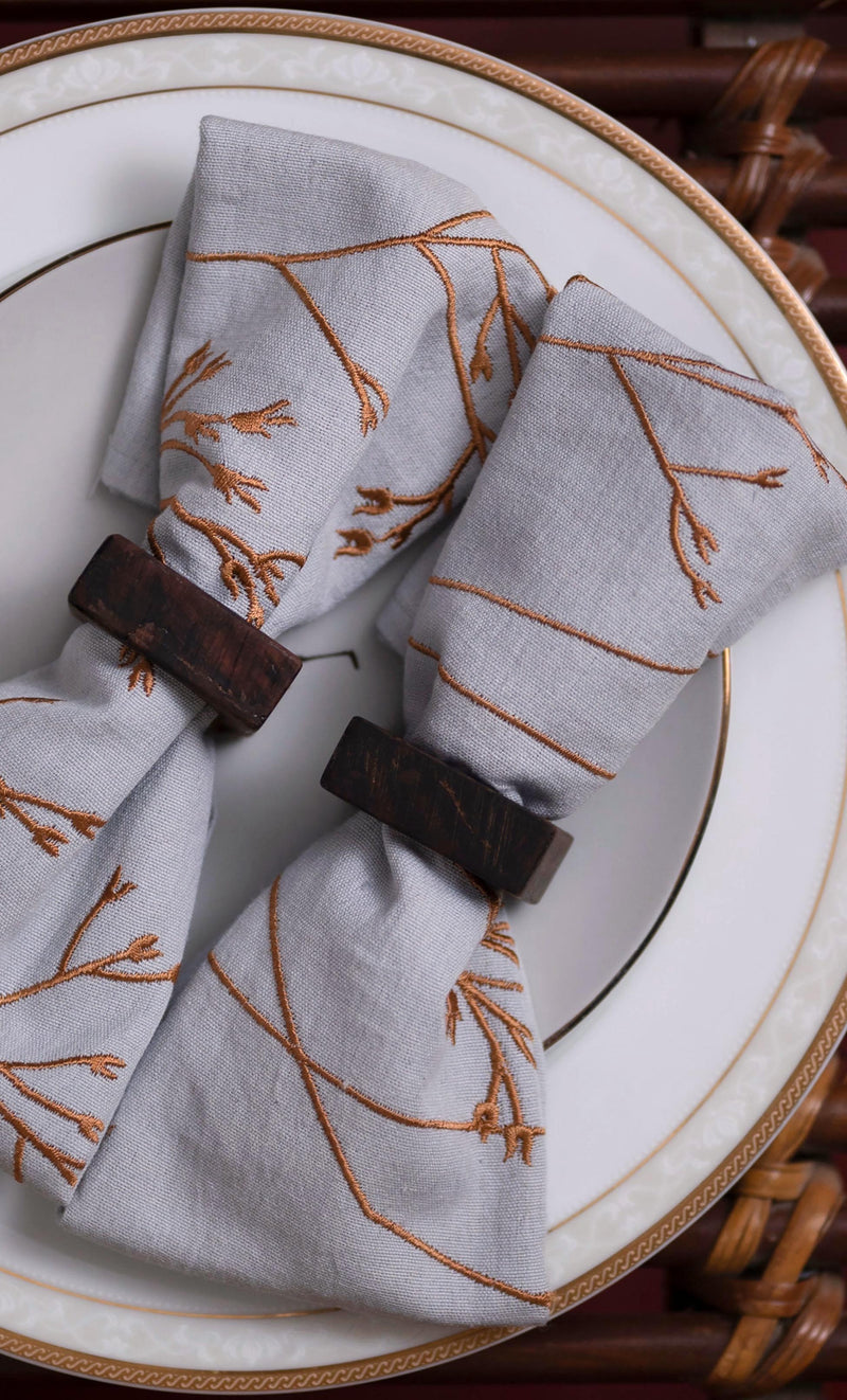 Square - Wooden Holder Set of 2 pcs