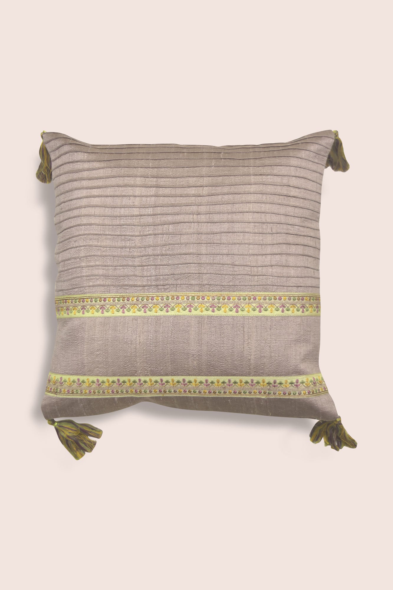 Mauve Handwoven Cushion Set of 2