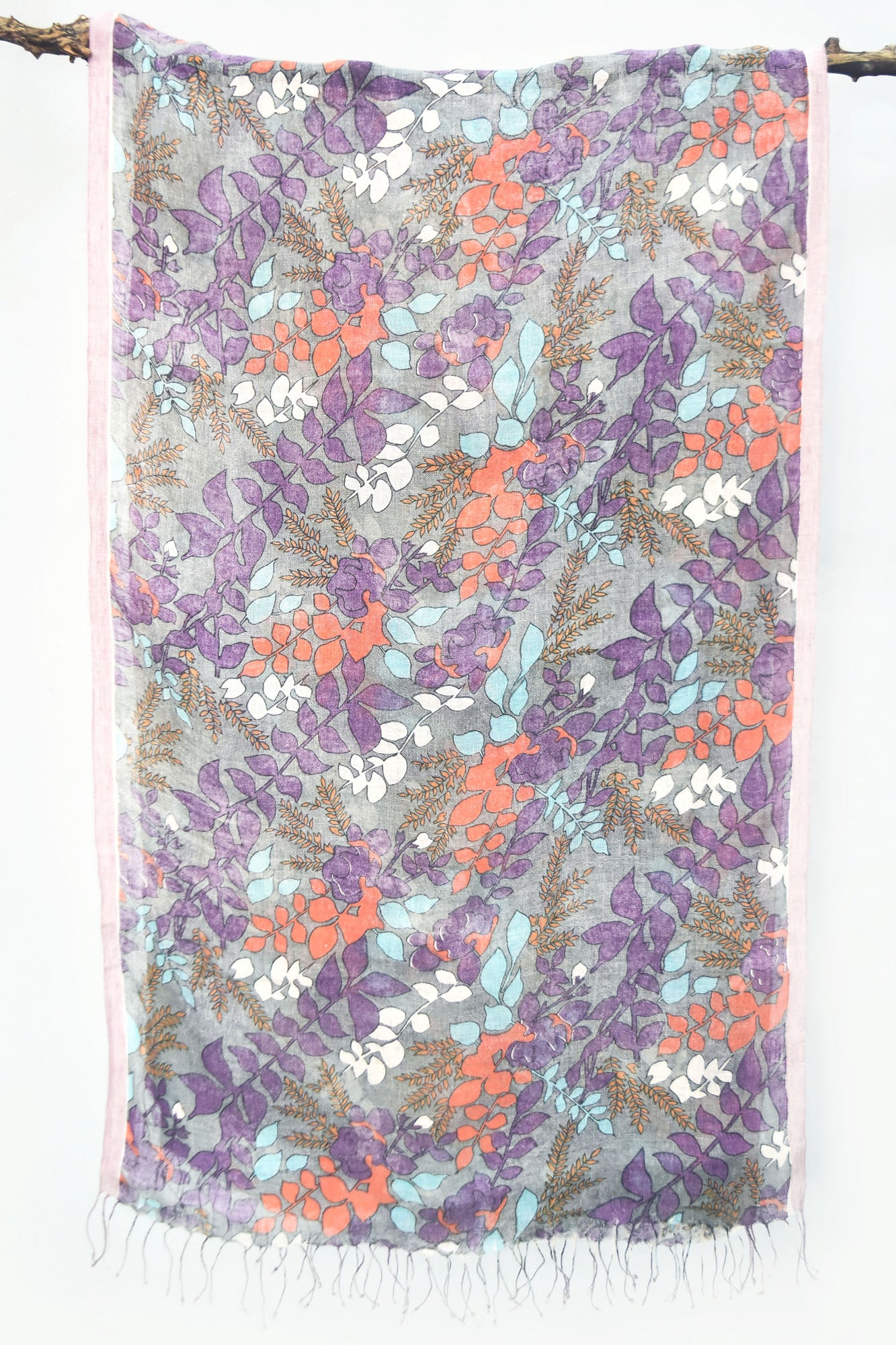 Fidelia Handwoven Linen Stole