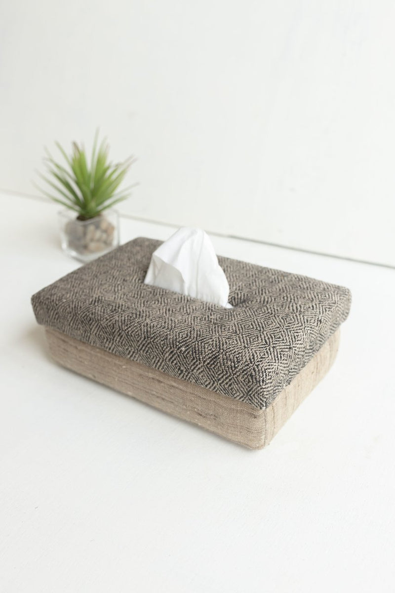 Elinor - Hand Woven Tissue Box - Veaves