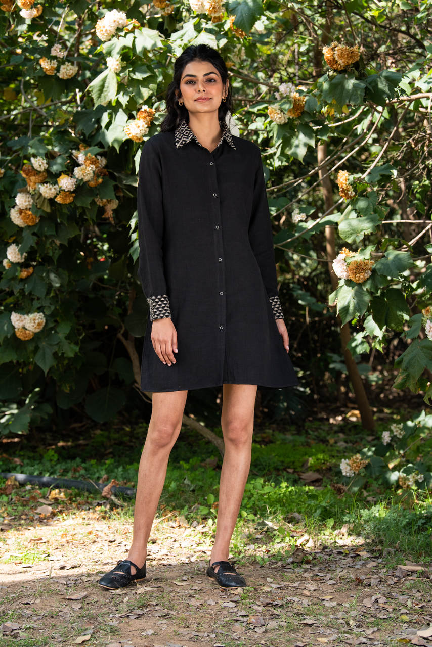Amali Handwoven Cotton Dress
