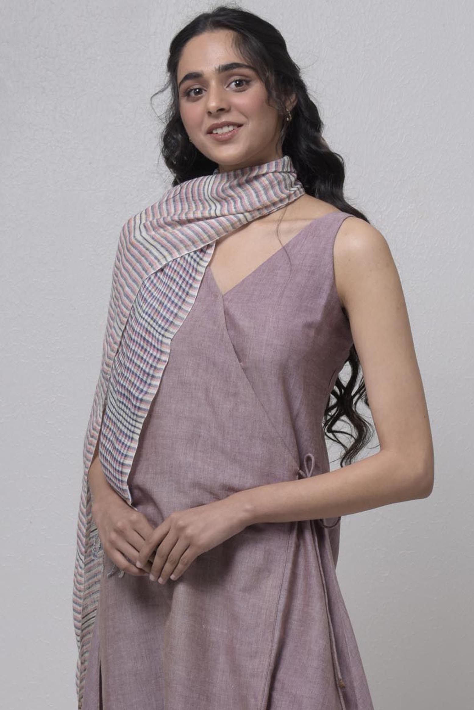 Overlap V-Neck Dress