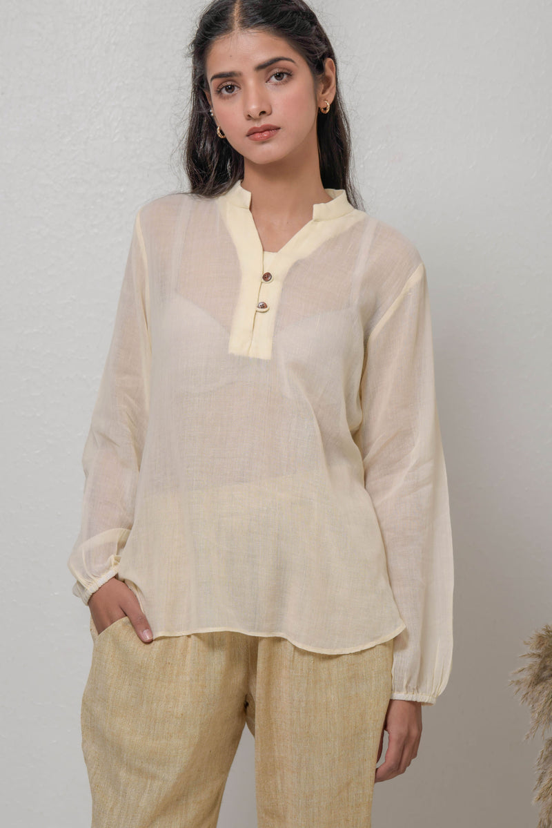Asa Handwoven Cotton Top