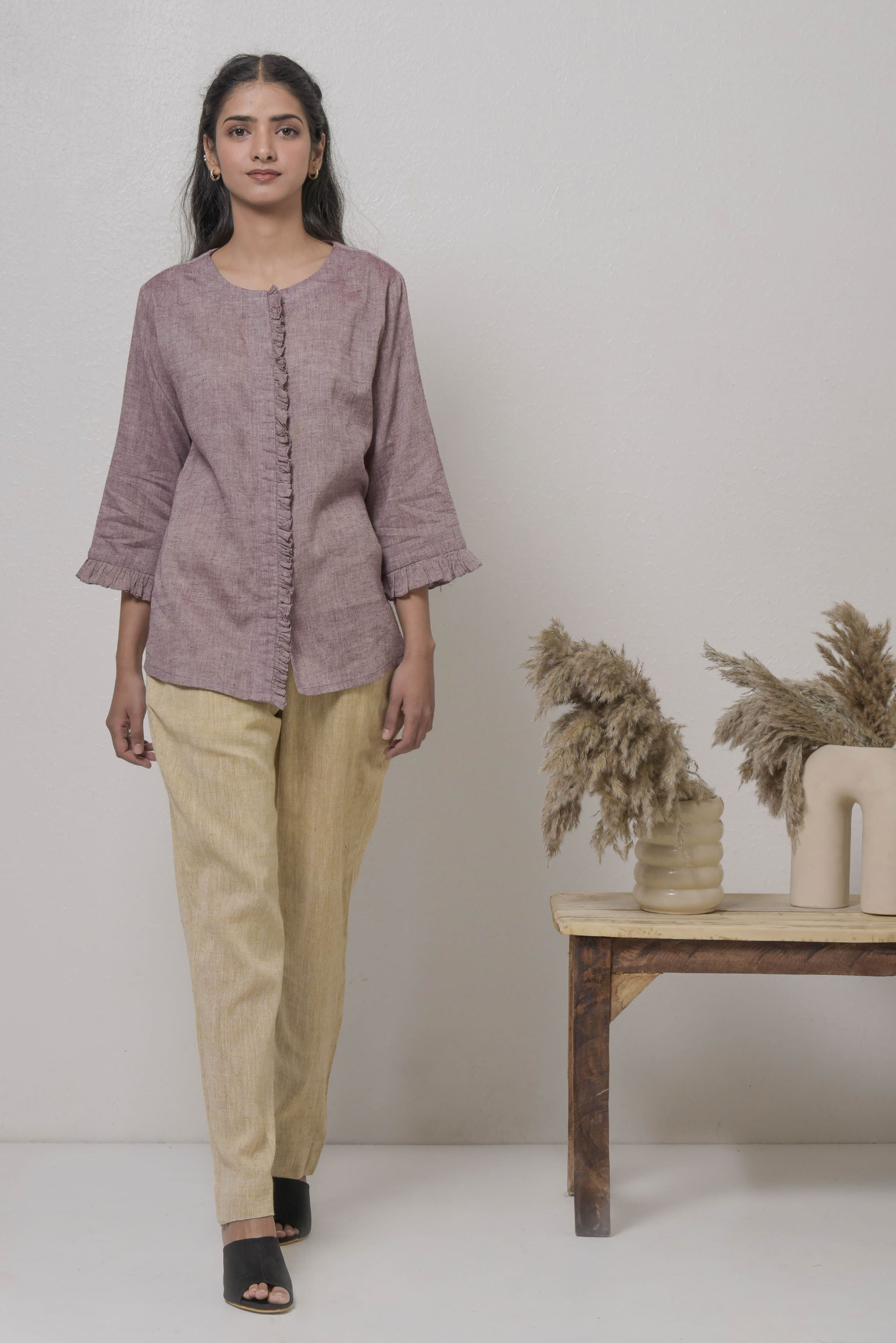 Hadiya Handwoven Cotton Top