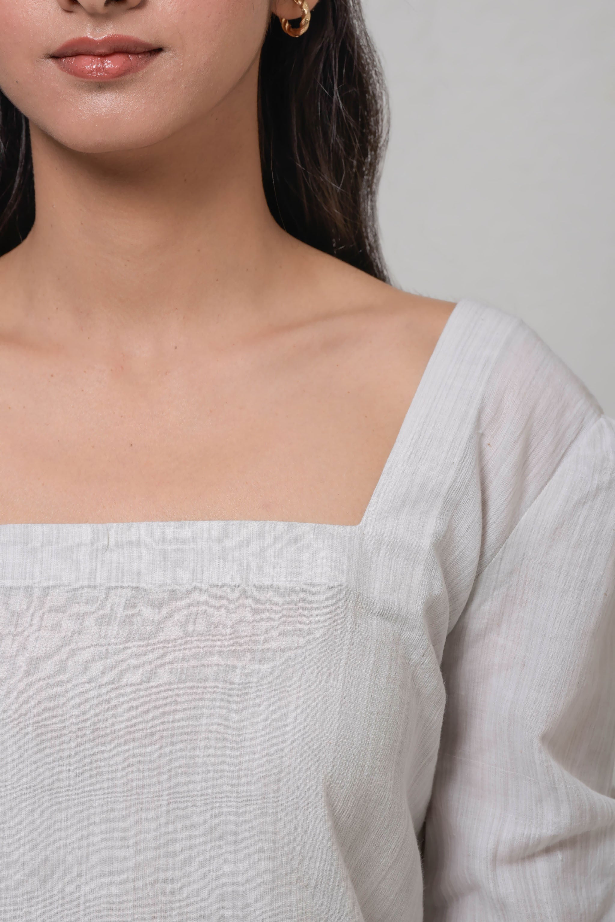 Ohta Handwoven Cotton Top