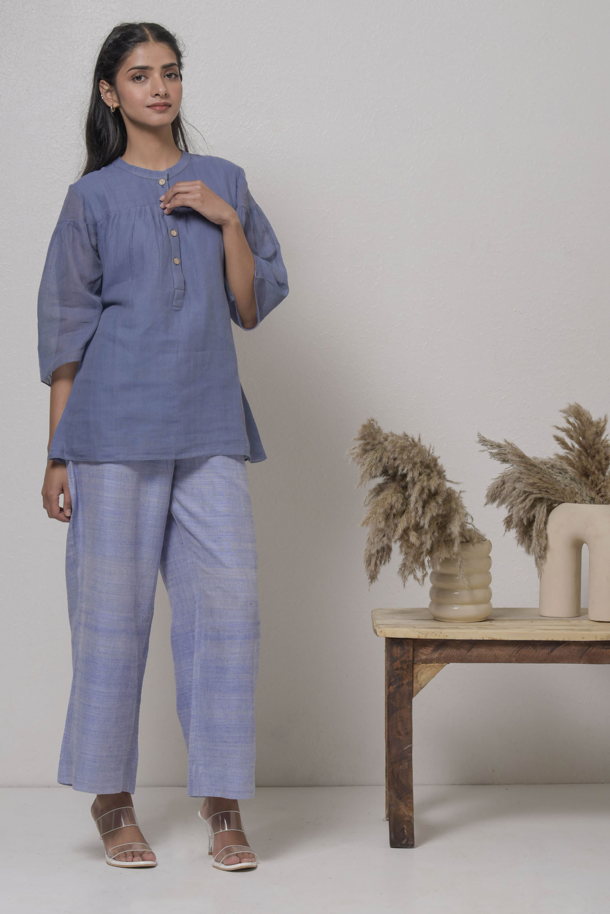 Kei Handwoven Cotton Top