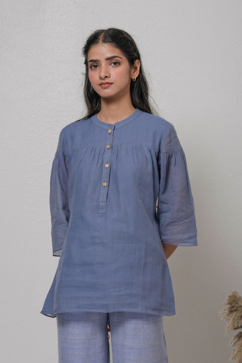 Kei Handwoven Cotton Top