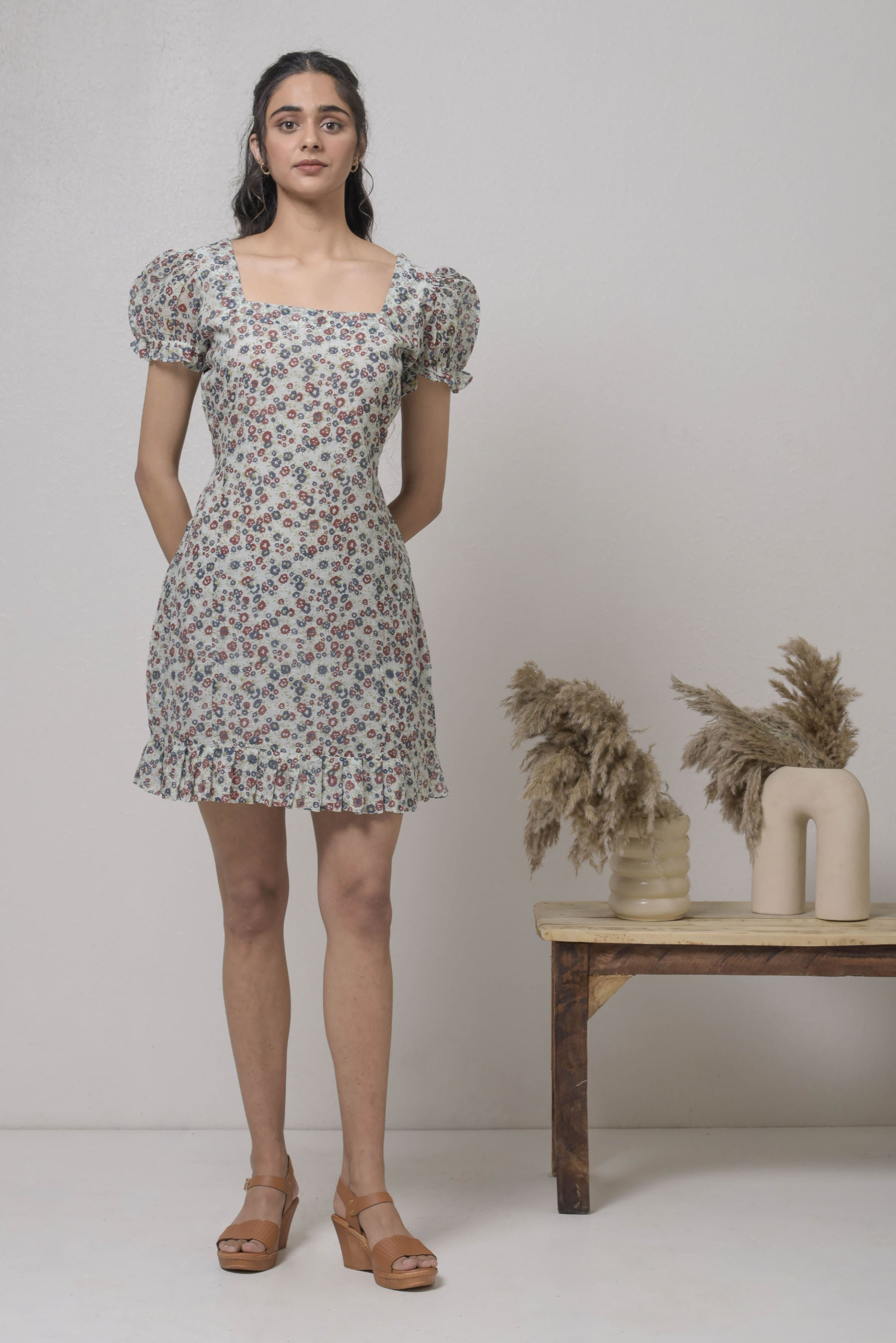 Square Neck Dress
