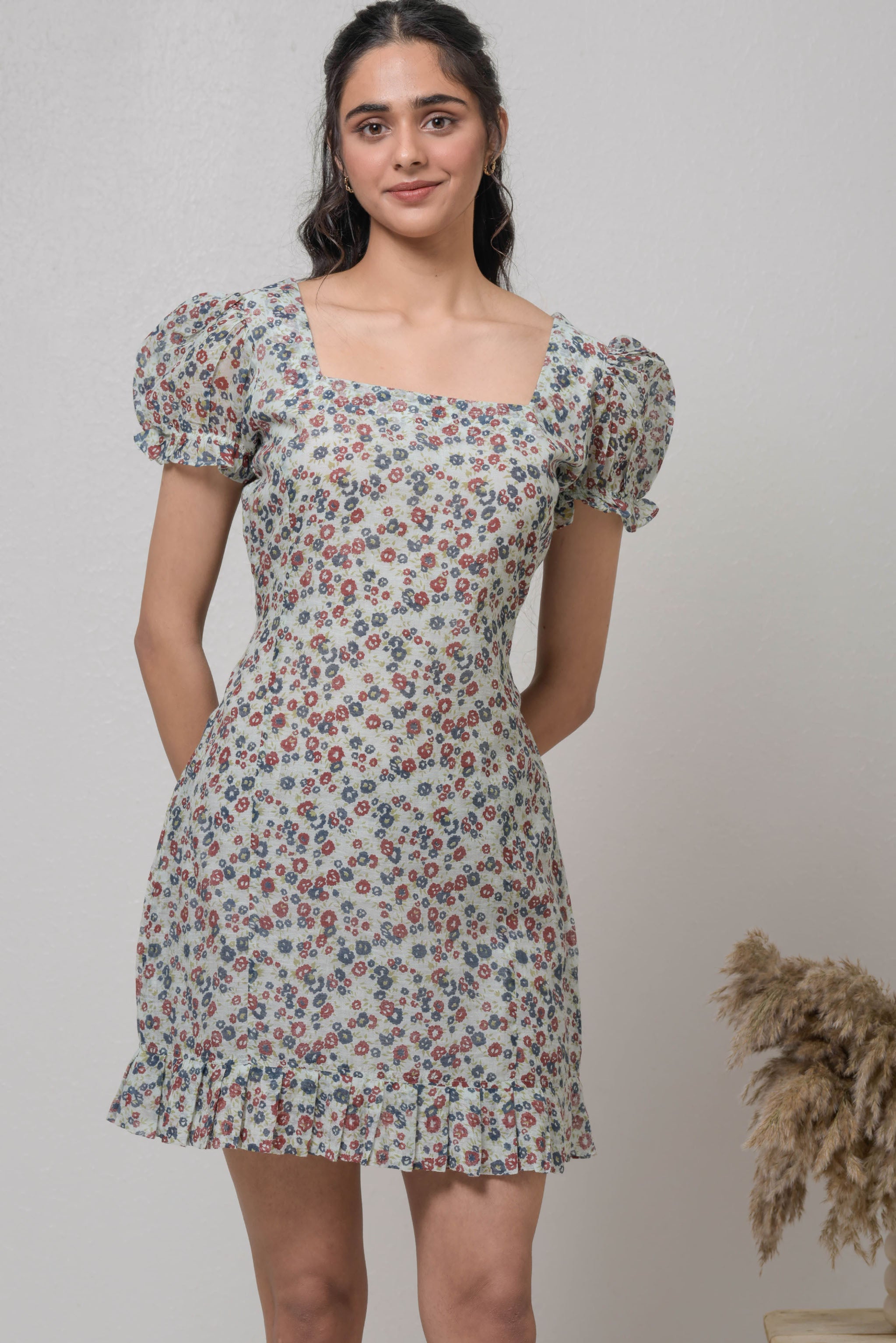 Square Neck Dress