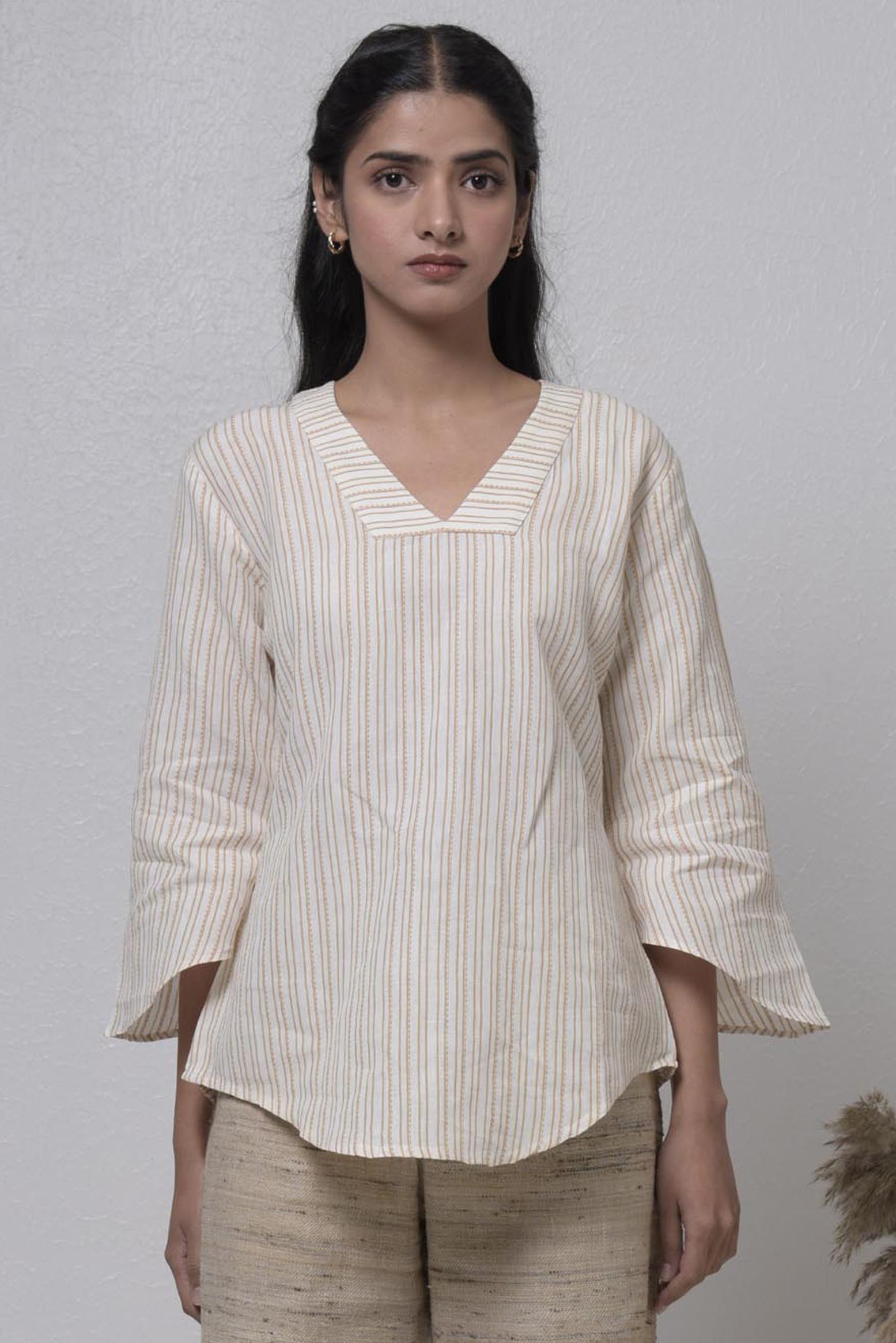 V Neck Strips - Top