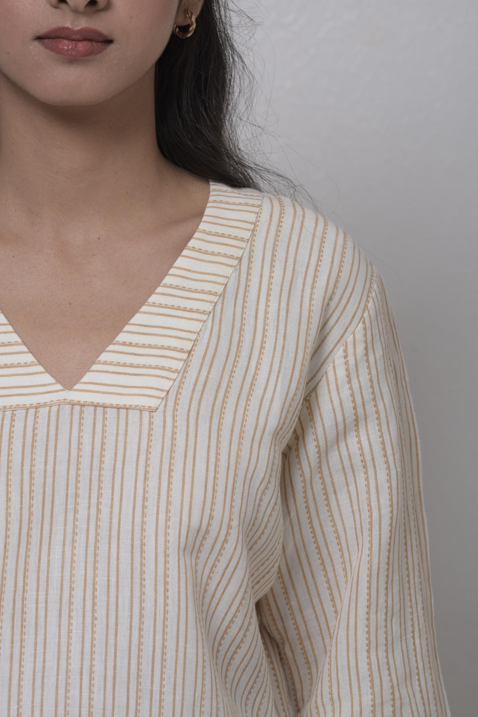 V Neck Strips - Top