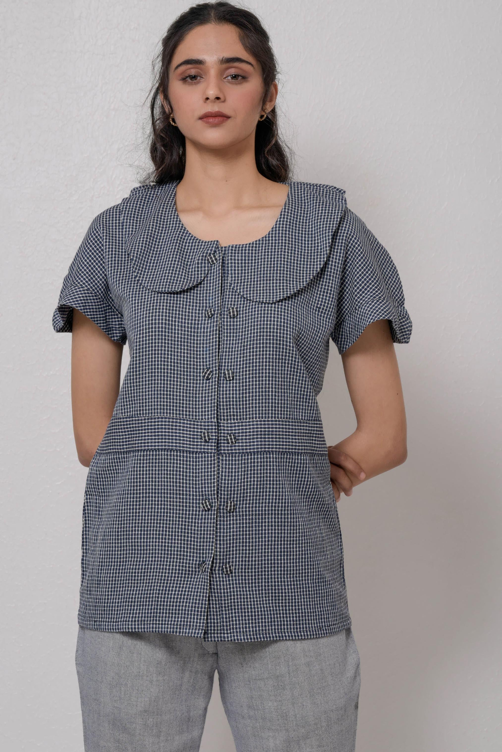 Rin Handwoven Cotton Top