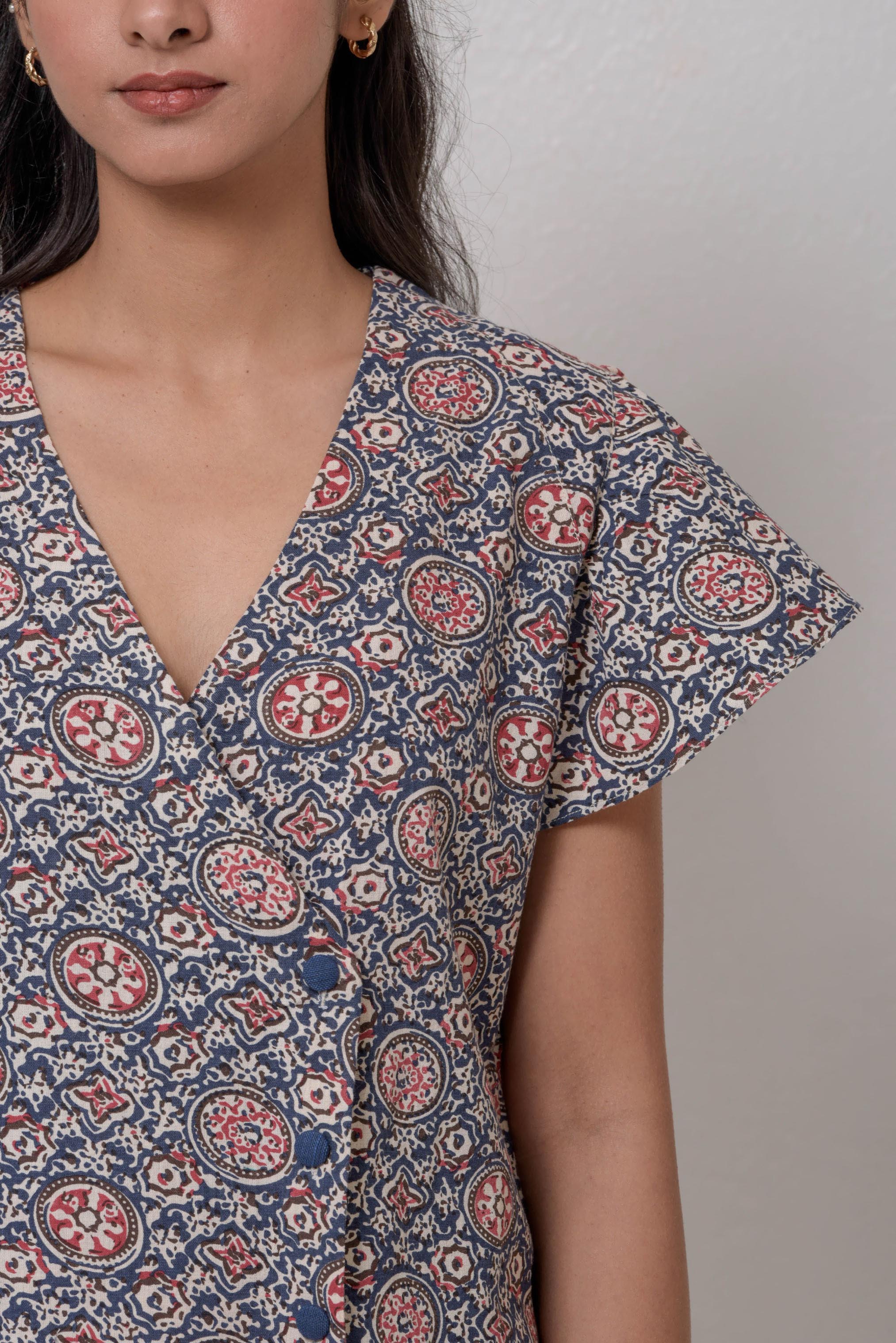 Harue Handwoven Cotton Top