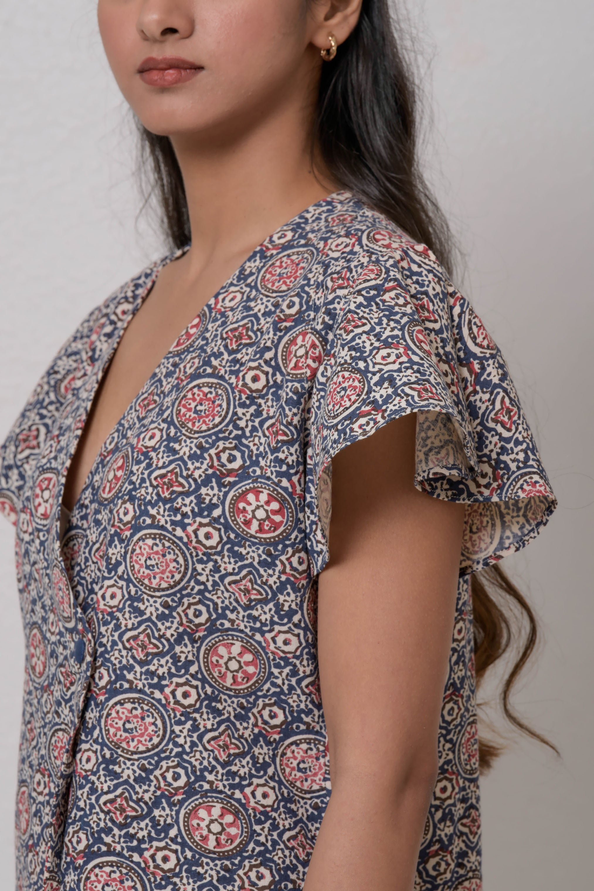 Harue Handwoven Cotton Top