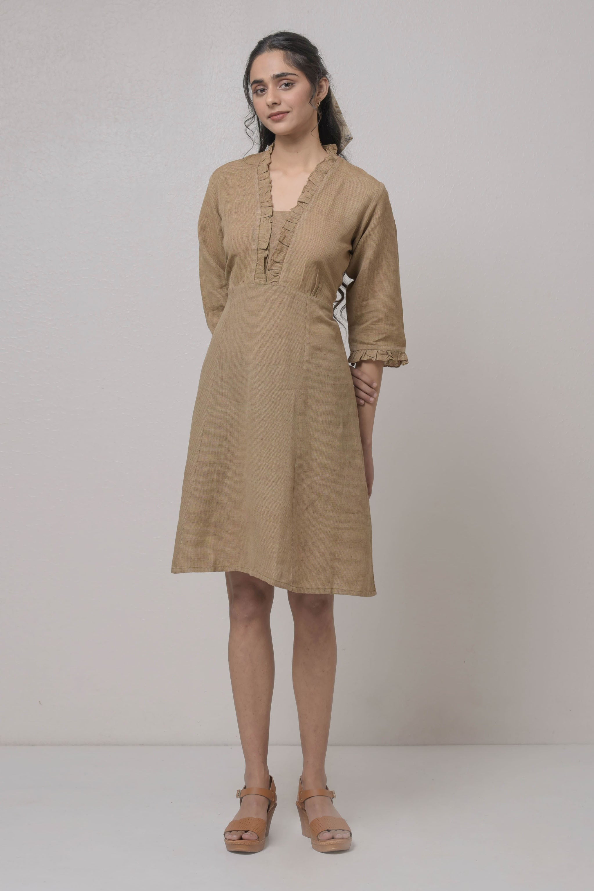 Koko Handwoven Cotton Dress