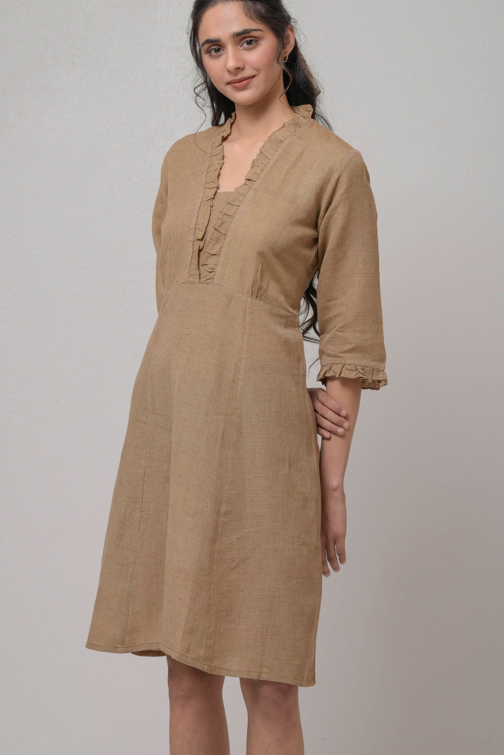 Koko Handwoven Cotton Dress