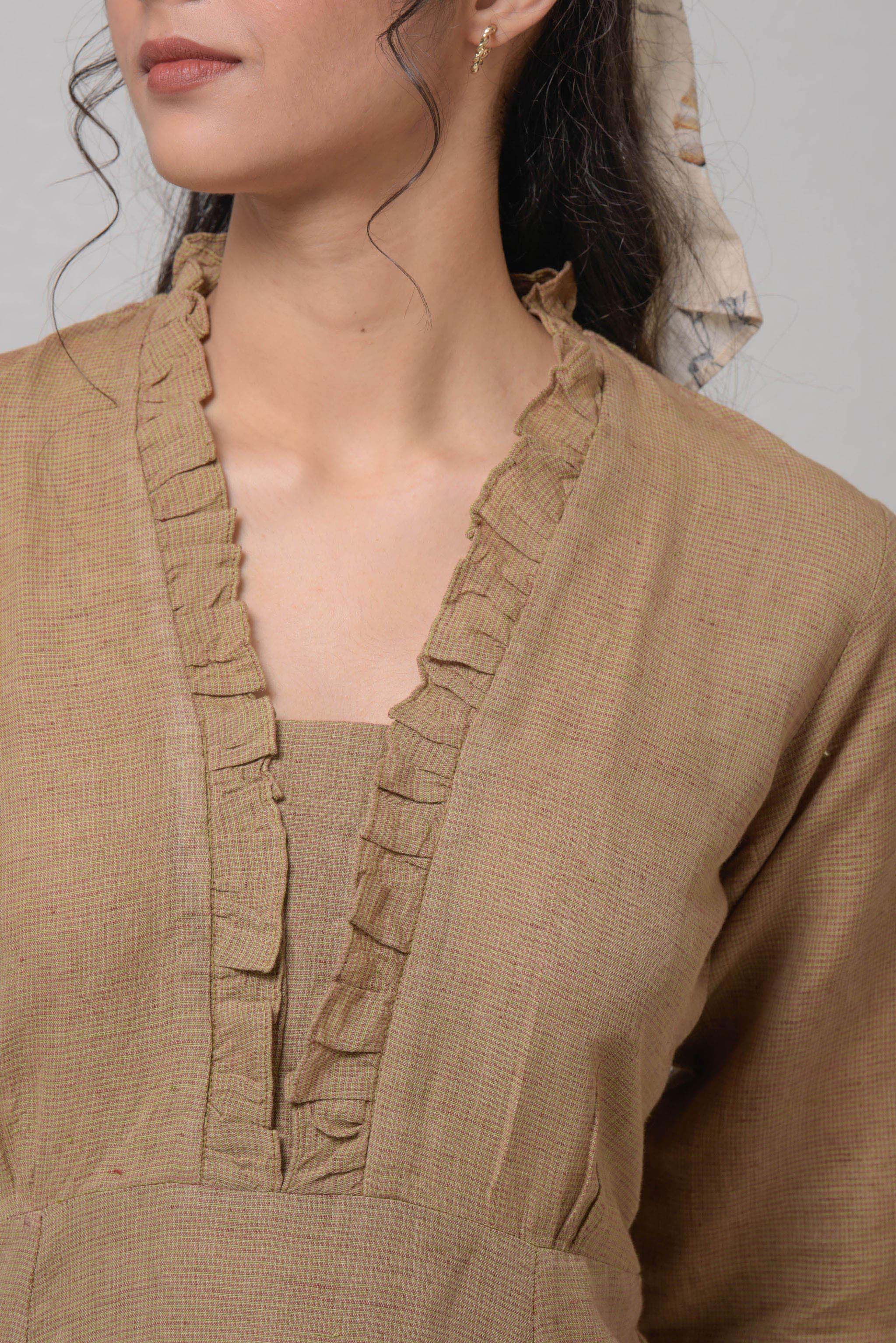 Koko Handwoven Cotton Dress