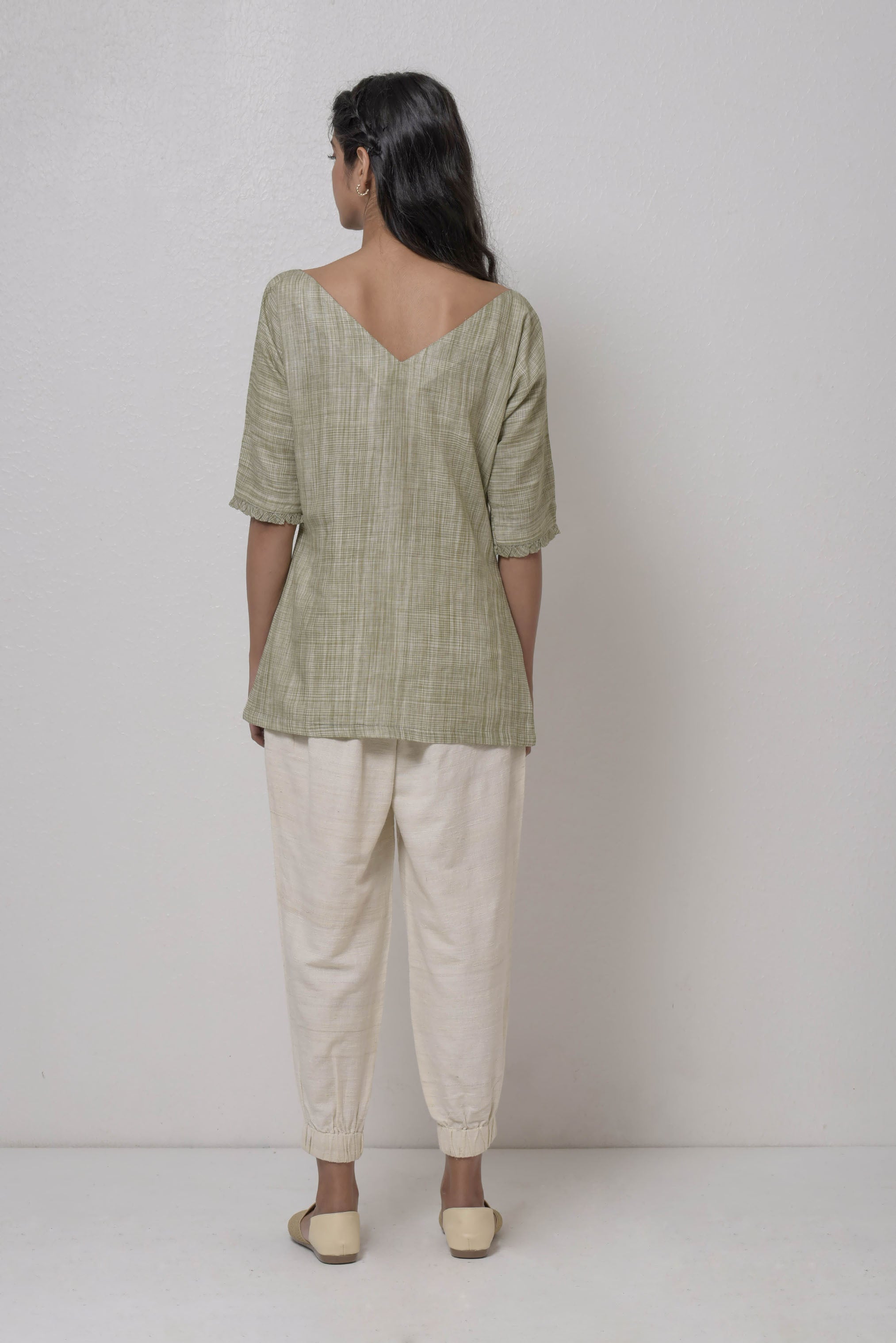 Kahlifa Handwoven Cotton Top