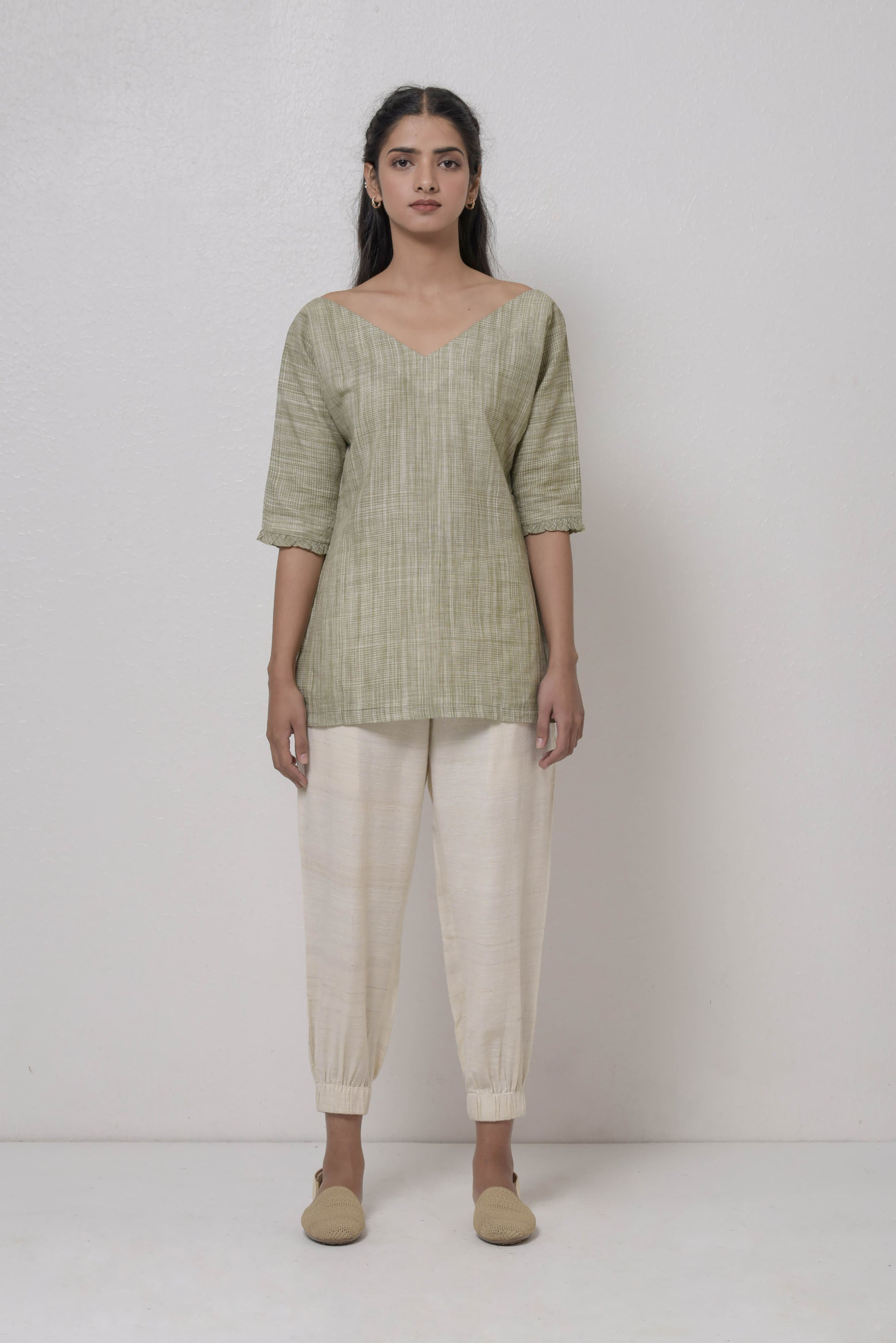 Kahlifa Handwoven Cotton Top