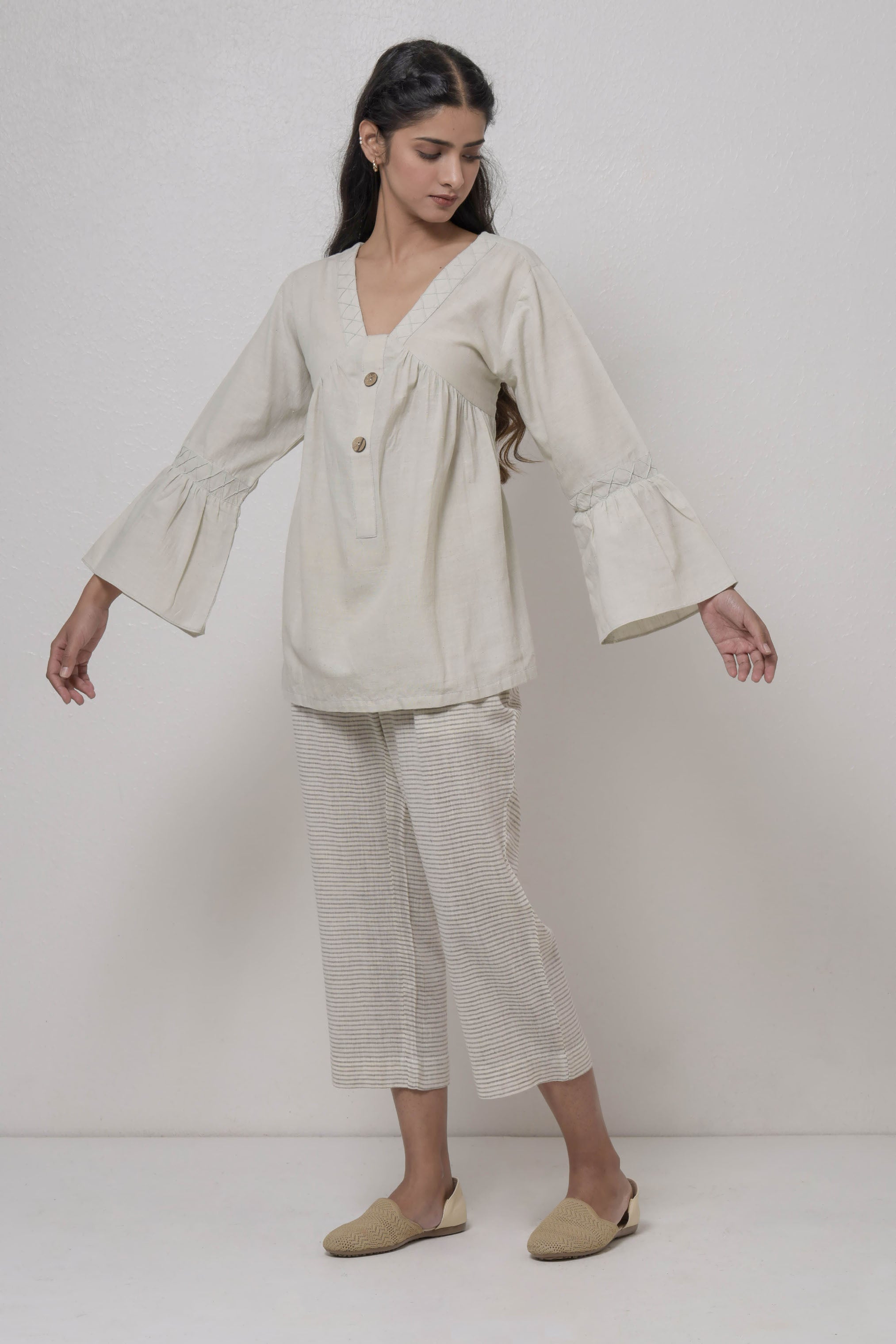 Reiki Handwoven Cotton Top
