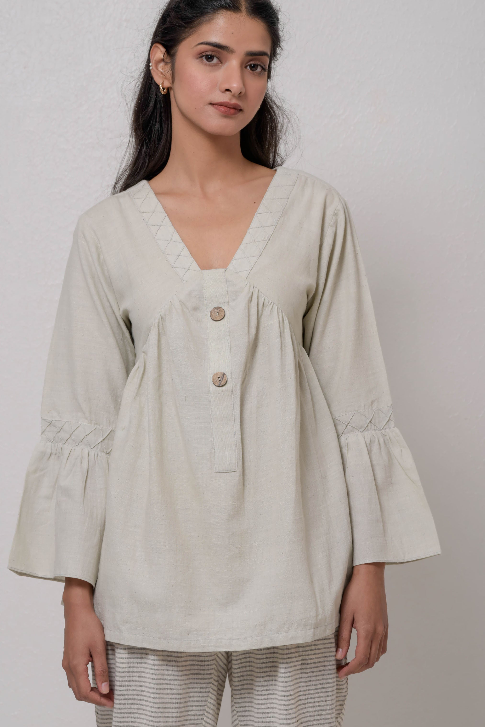 Reiki Handwoven Cotton Top