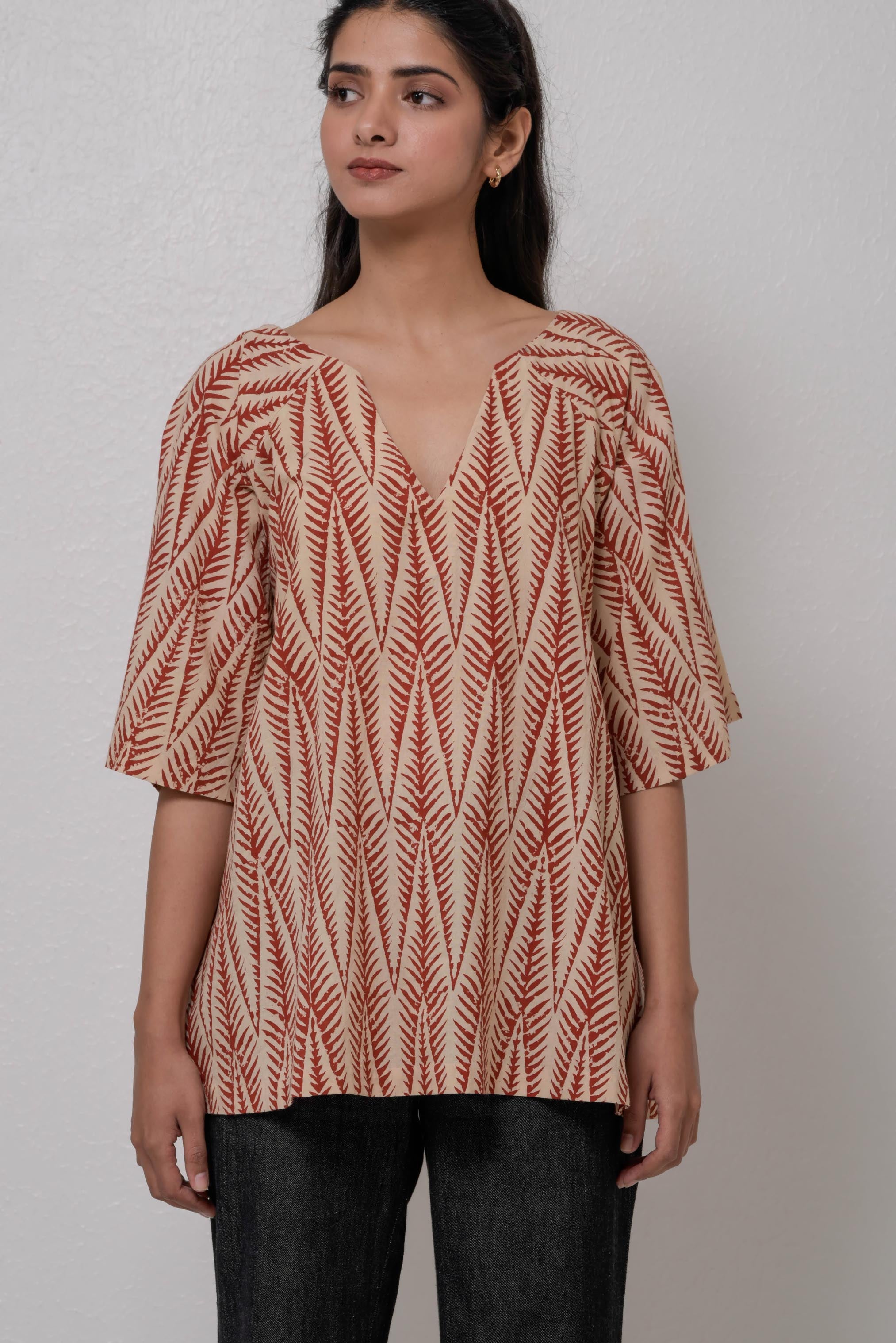 Marjani Handwoven Cotton Top