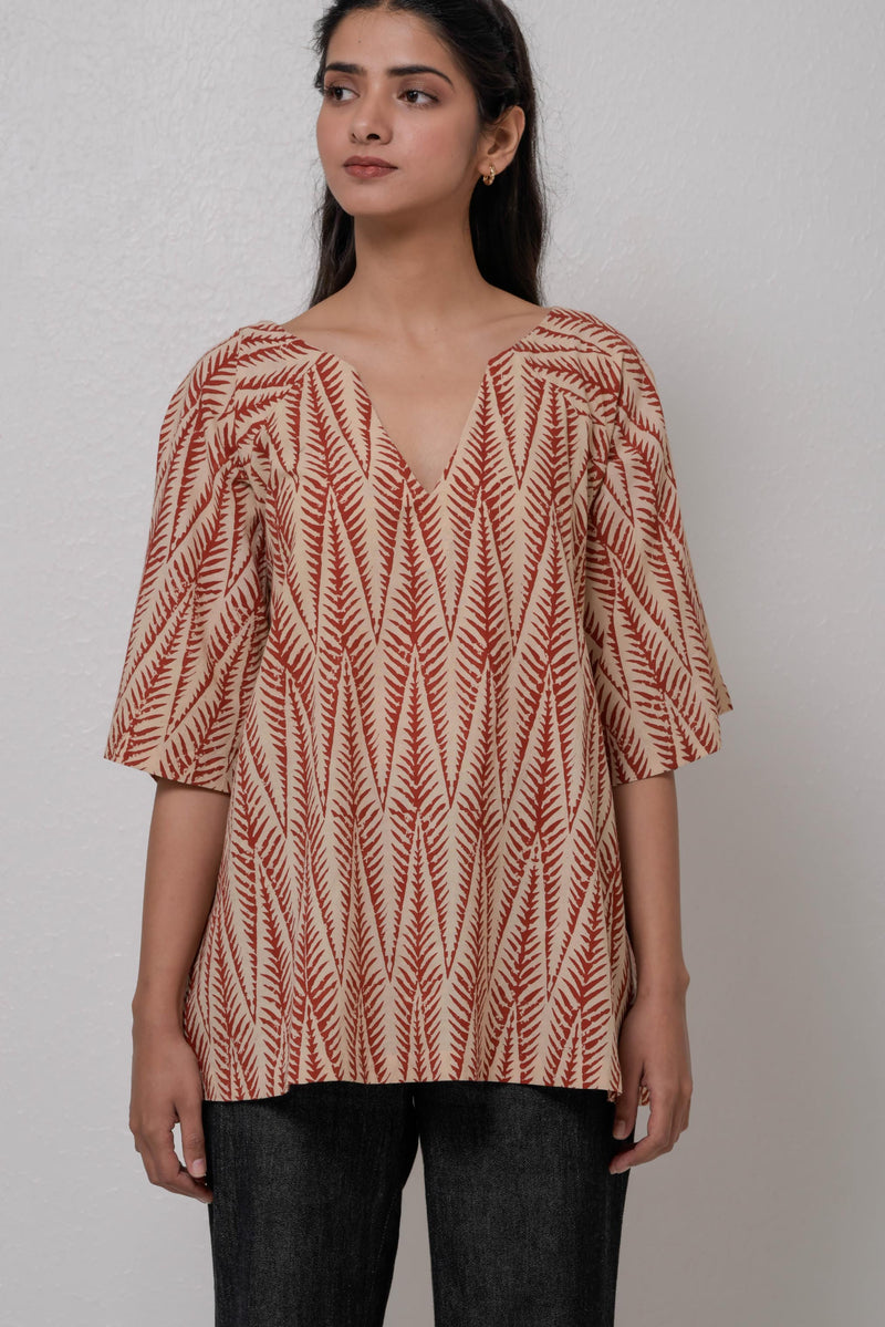Marjani Handwoven Cotton Top