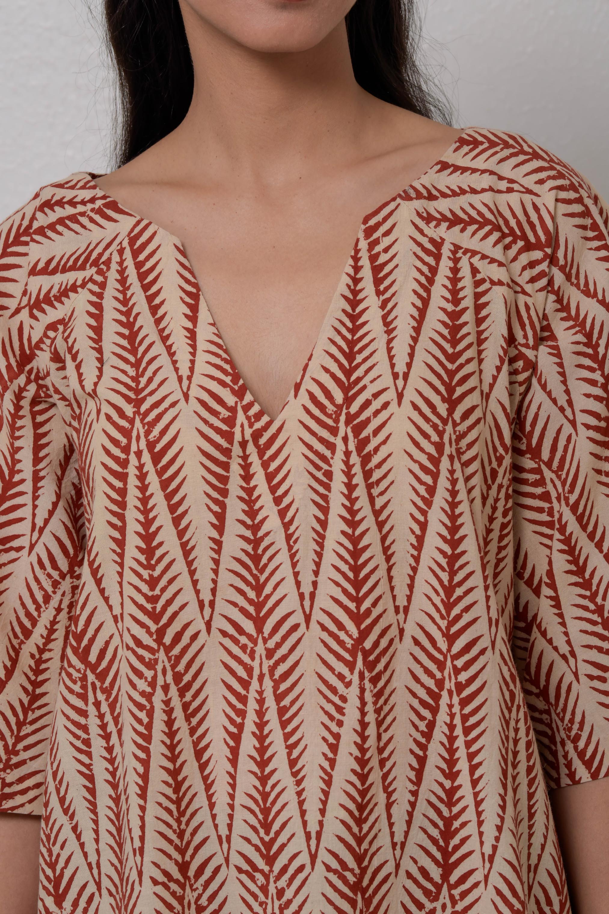 Marjani Handwoven Cotton Top
