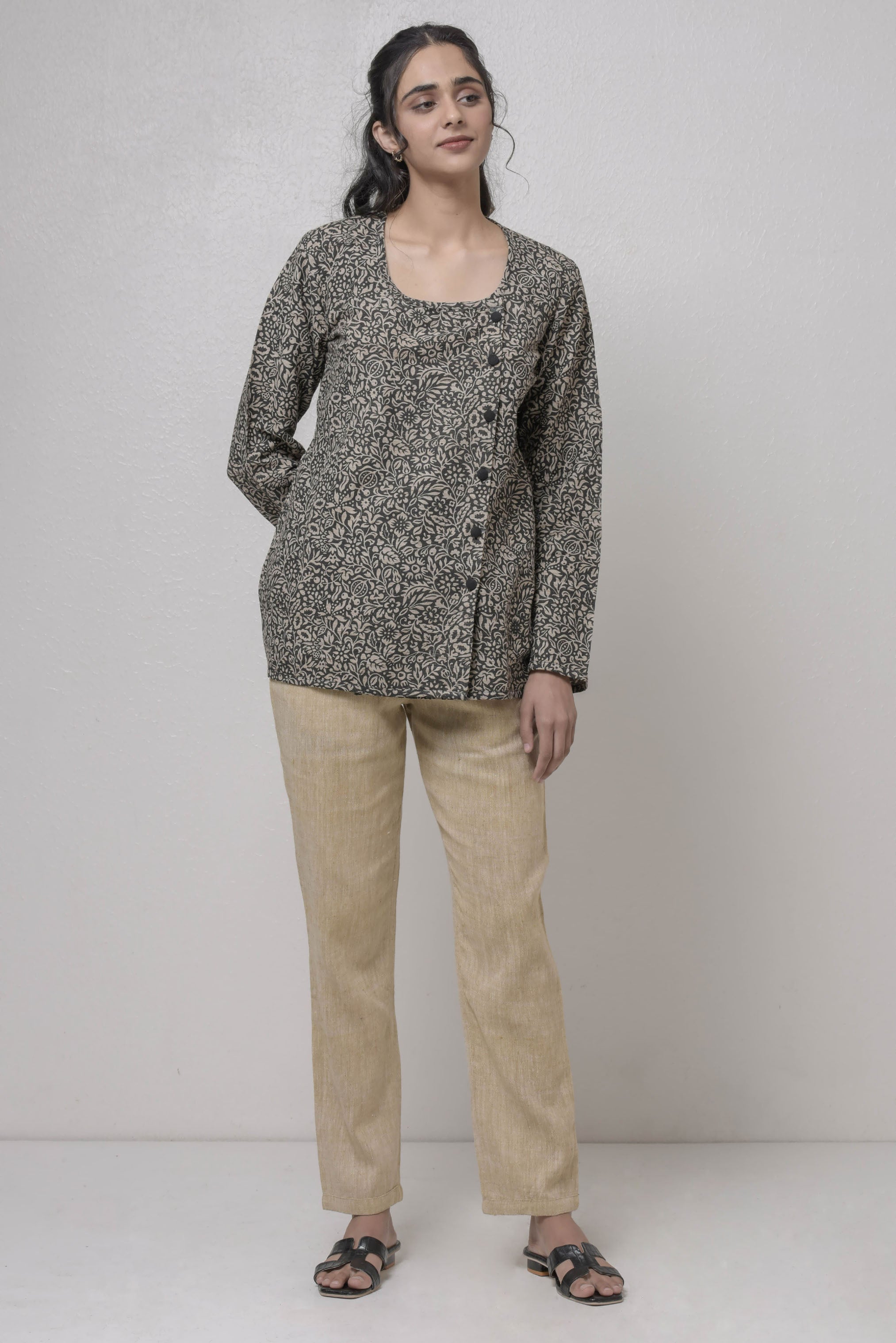 Shoko Handwoven Cotton Top