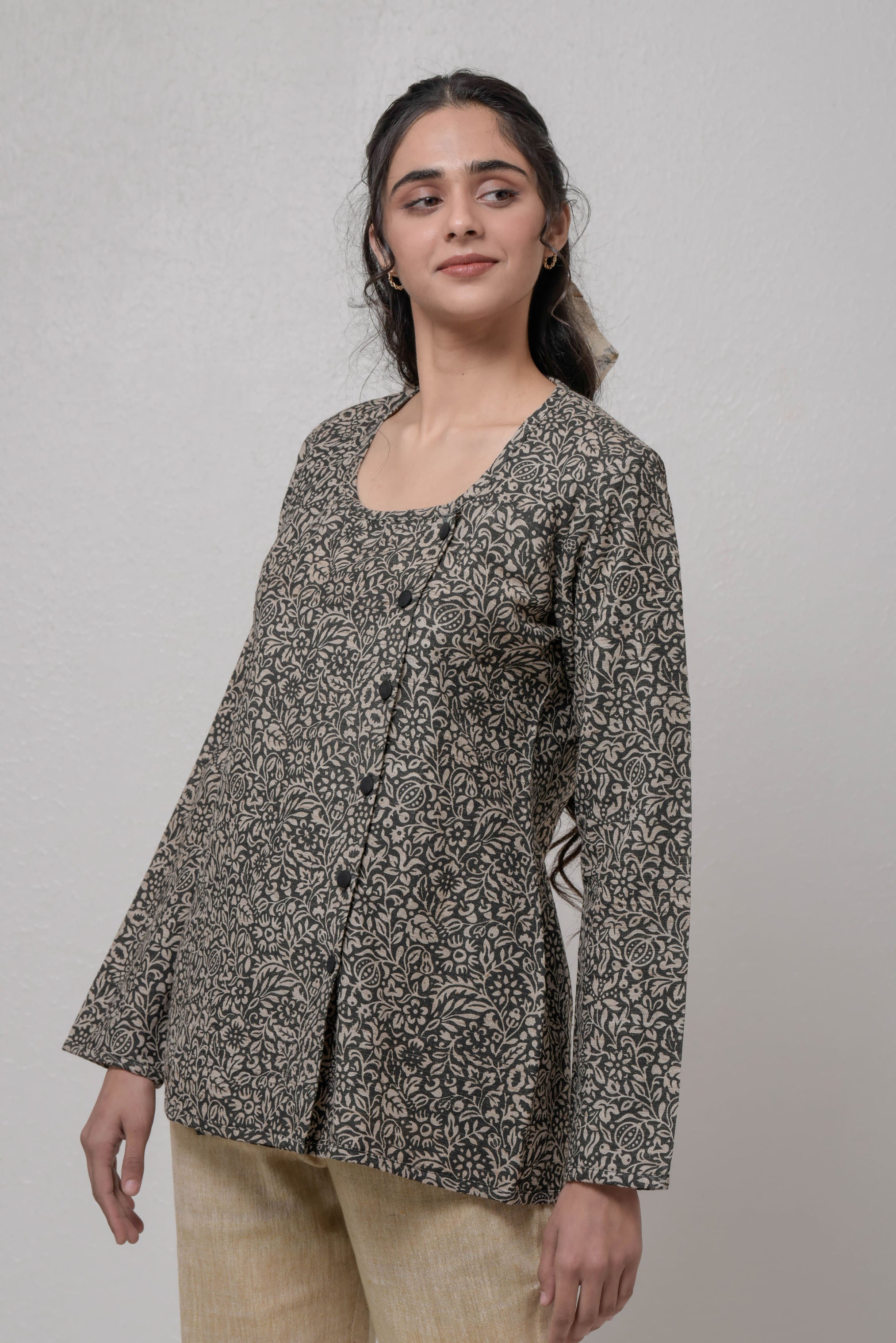 Shoko Handwoven Cotton Top