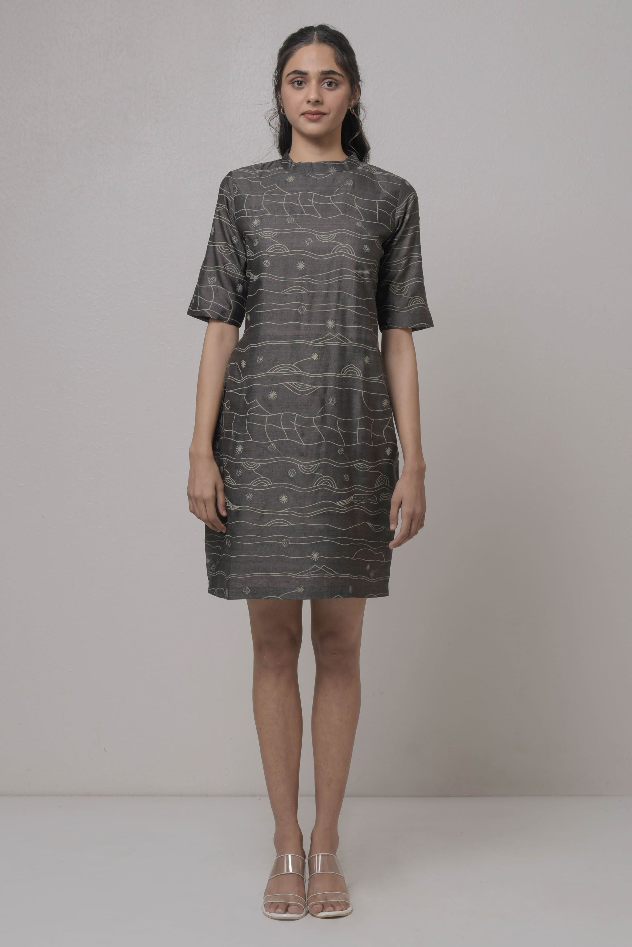 Ellone Handwoven Silk Dress