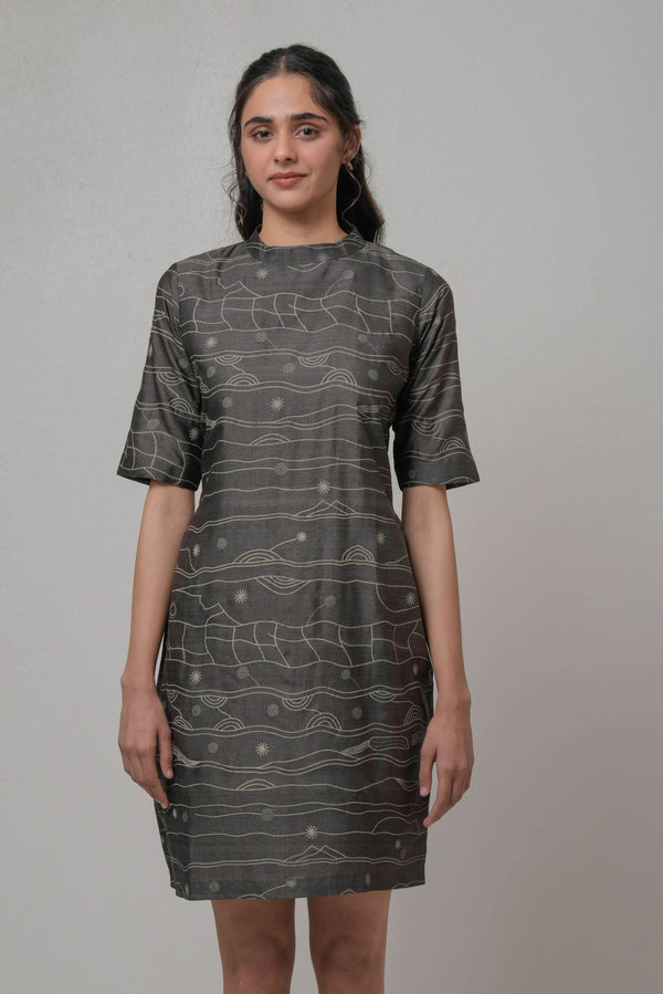 Ellone Handwoven Silk Dress