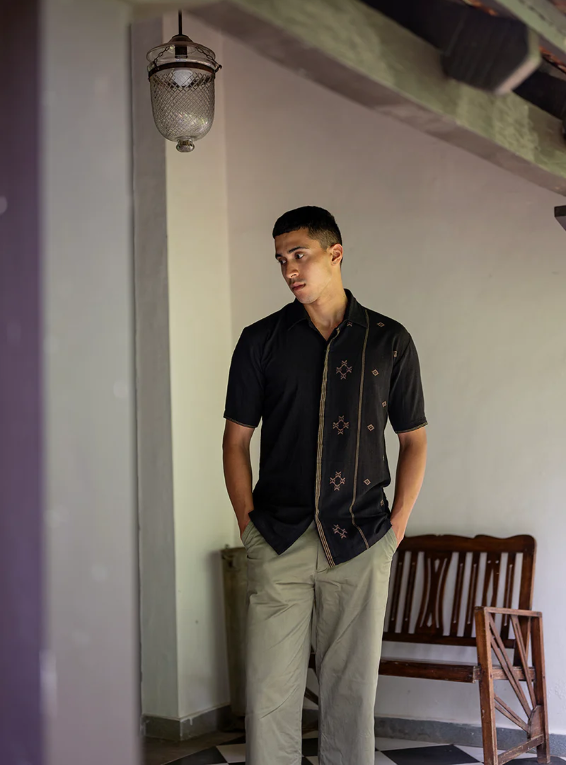Ahote Handwoven Cotton Shirt