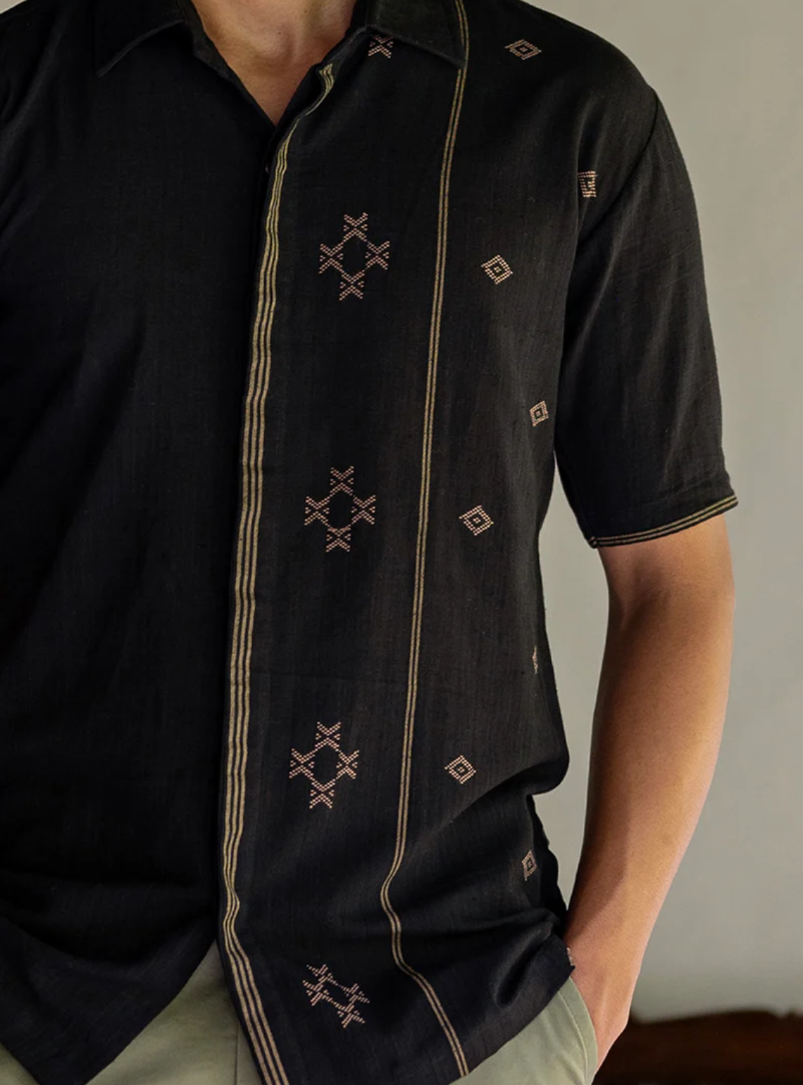Ahote Handwoven Cotton Shirt