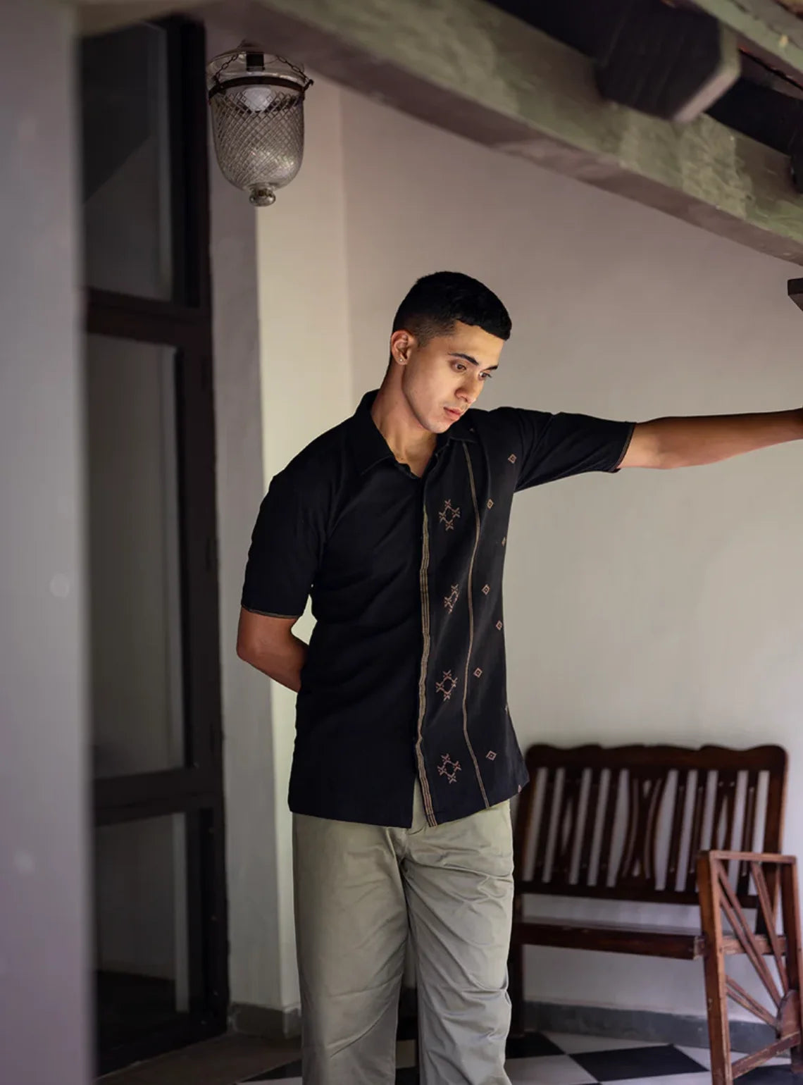 Ahote Handwoven Cotton Shirt