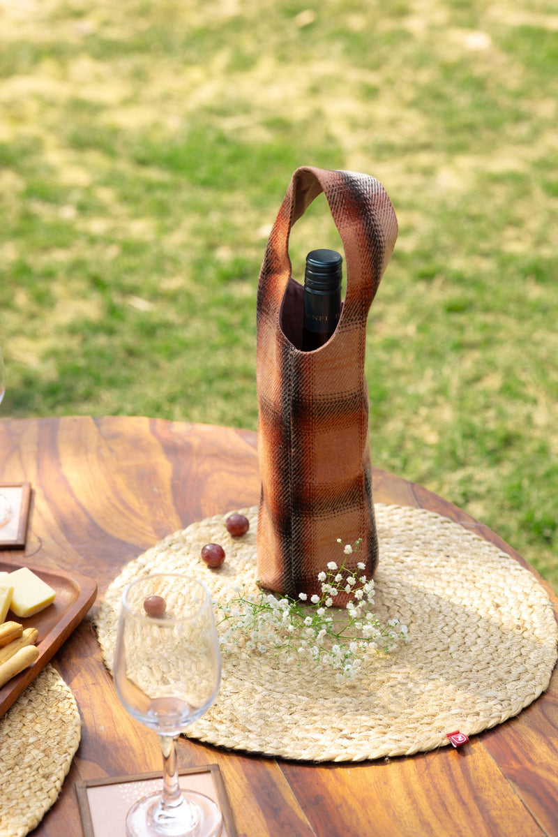 Rust & Ember , Artisan Wool Bottle Cover