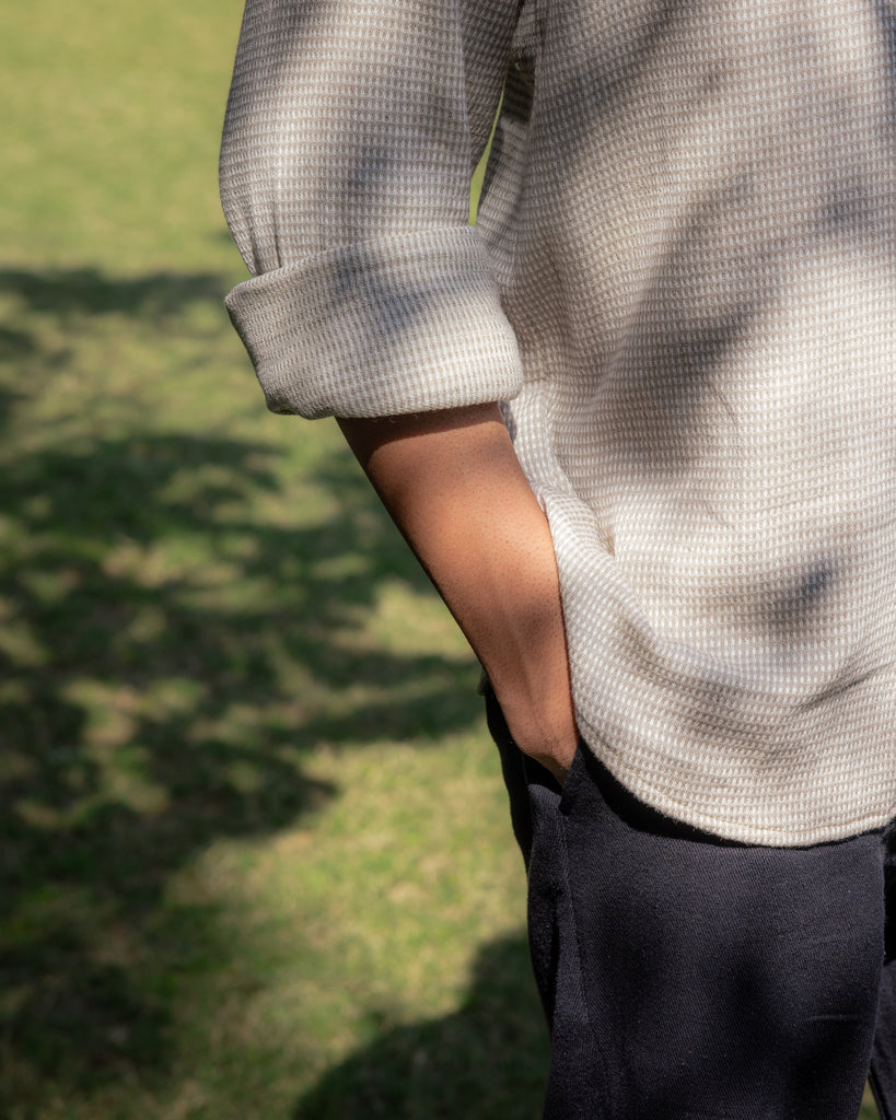 The Quiet Heritage Self-Weave Shirt