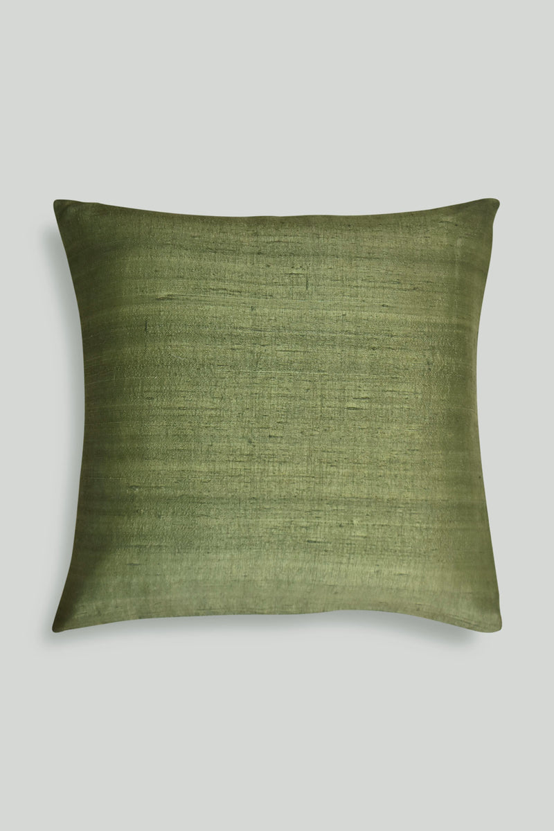 Ecuación verde Handwoven Cushións - 1 pc